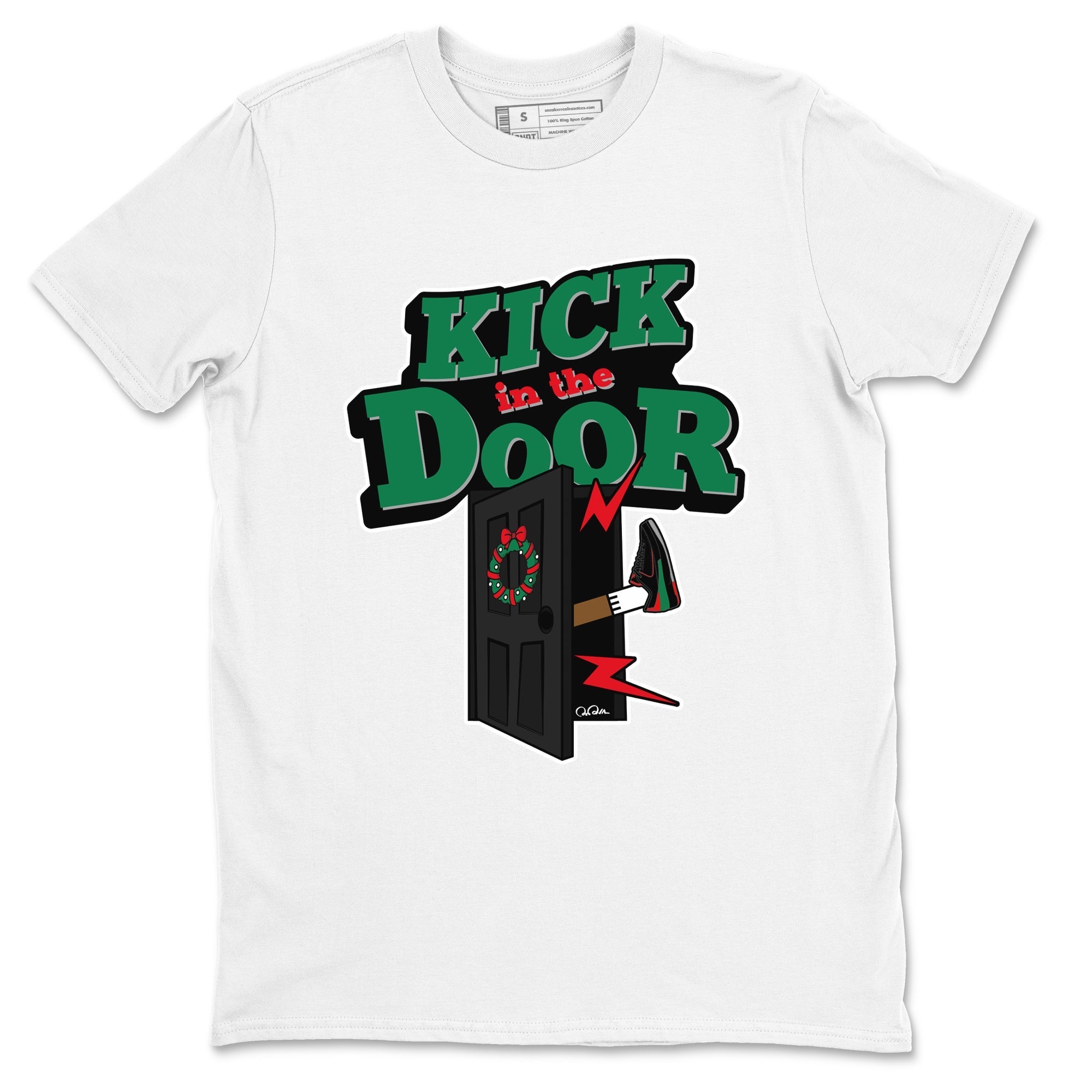 Jordan 2 Low Christmas X-mas Holiday special gift shirt to match jordans Kick In The Door sneaker tees Air Jordan 2 Christmas Drip Gear Zone Unisex White 2 T-Shirt