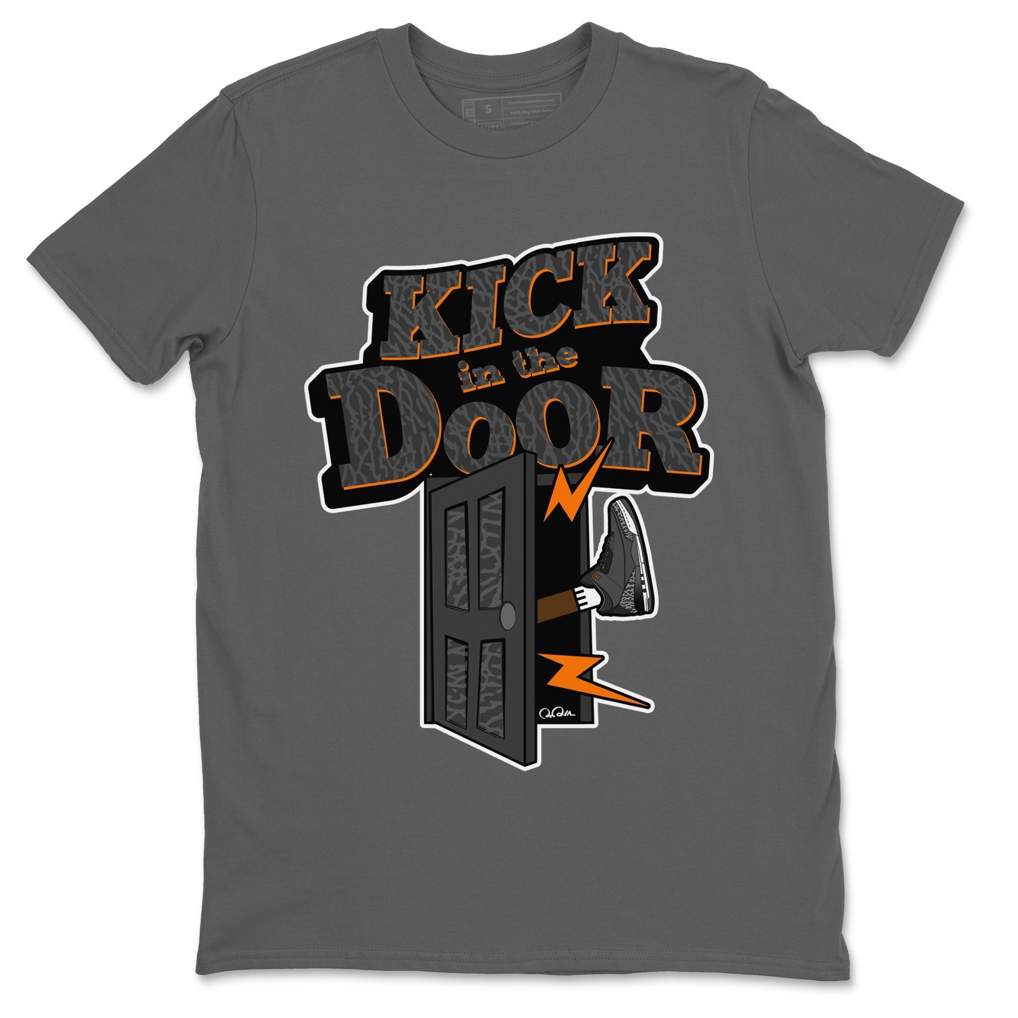 Air Jordan 3 Fear shirt to match jordans Kick In The Door sneaker tees AJ3 Fear Drip Gear Zone Unisex Cool Grey 2 T-Shirt