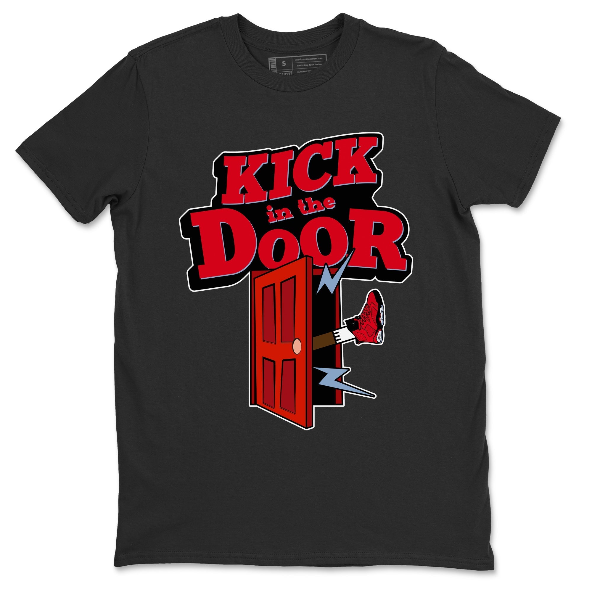 Air Jordan 6 Toro Bravo Sneaker Match Tees Kick In The Door Streetwear Sneaker Shirt AJ6 Toro Bravo Sneaker Release Tees Unisex Shirts Black 2