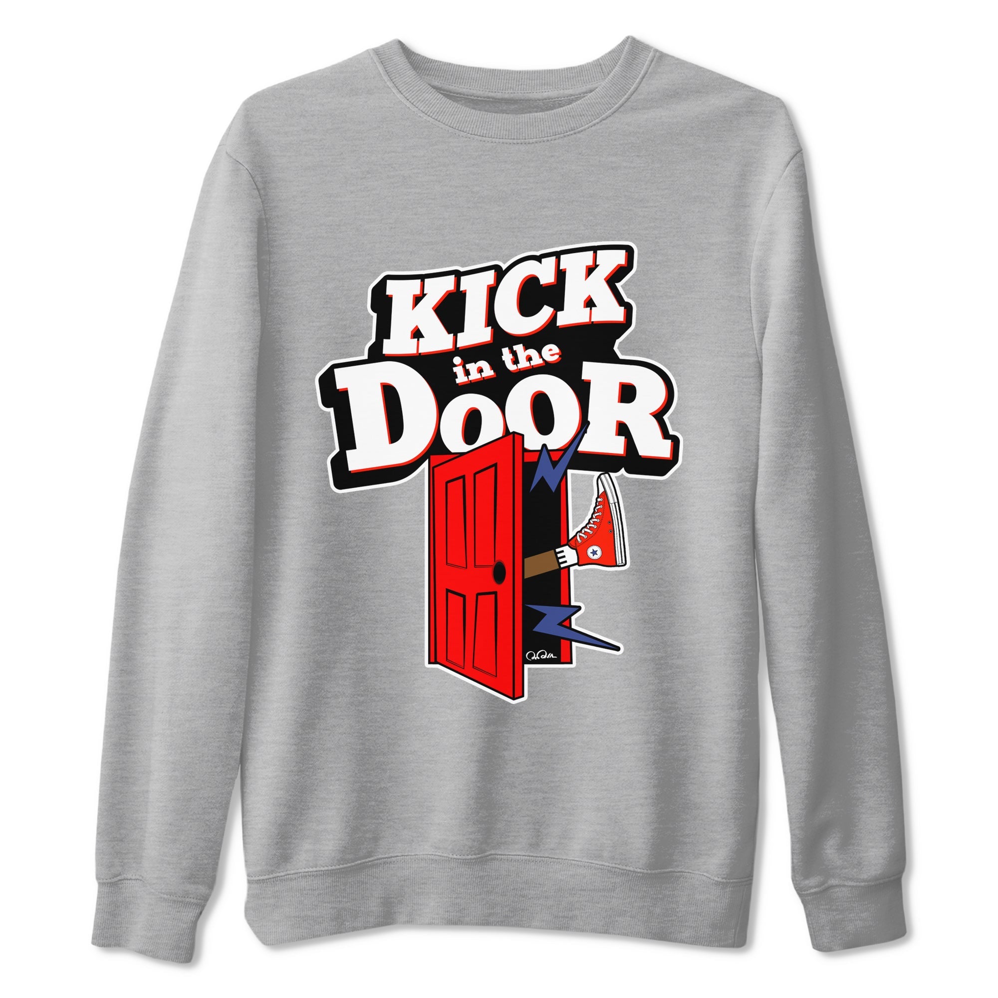 Converse High Top Red shirt to match sneakers Kick In The Door sneaker tees Shoes Match Converse High Top Red Drip Gear Zone Sneaker Tee Unisex Heather Grey 2 T-Shirt