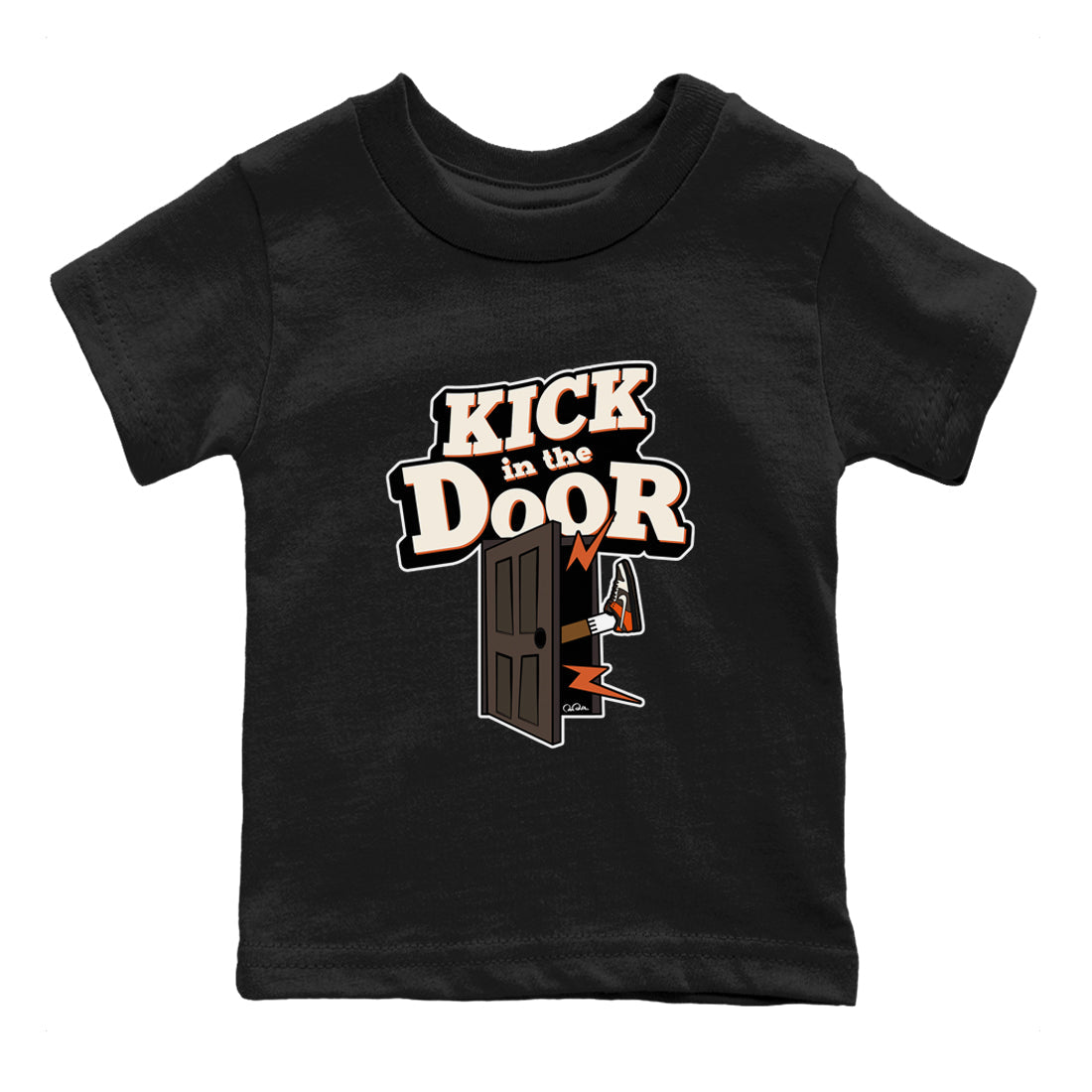 Dunk Red Panda shirt to match jordans Kick In The Door sneaker tees Nike Dunk LowRed Panda Drip Gear Zone Sneaker T-Shirts Youth and Baby Black 2 T-Shirt
