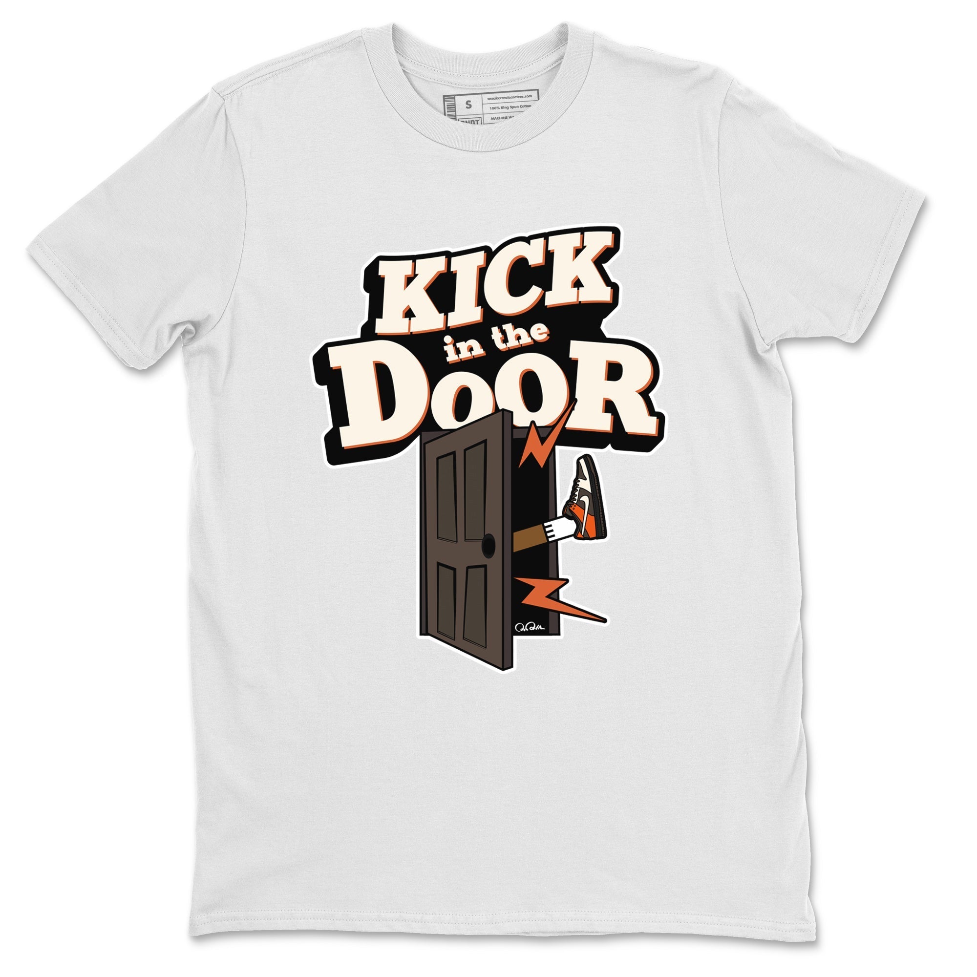 Dunk Red Panda shirt to match jordans Kick In The Door sneaker tees Nike Dunk LowRed Panda Drip Gear Zone Sneaker T-Shirts Crew Neck Casual Fit White 2 T-Shirt