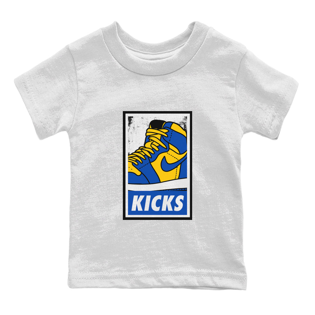 Jordan 1 Game Royal Varsity Maize Sneaker Matching T-Shirt KICKS Sneaker Tees Jordan 1 Game Royal Varsity Maize Sneaker Release Tees Kids Shirts