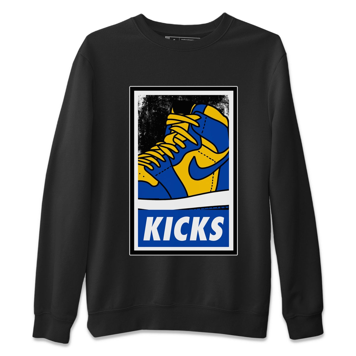 Jordan 1 Game Royal Varsity Maize Sneaker Matching T-Shirt KICKS Sneaker Tees Jordan 1 Game Royal Varsity Maize Sneaker Release Tees Crew Neck Tees