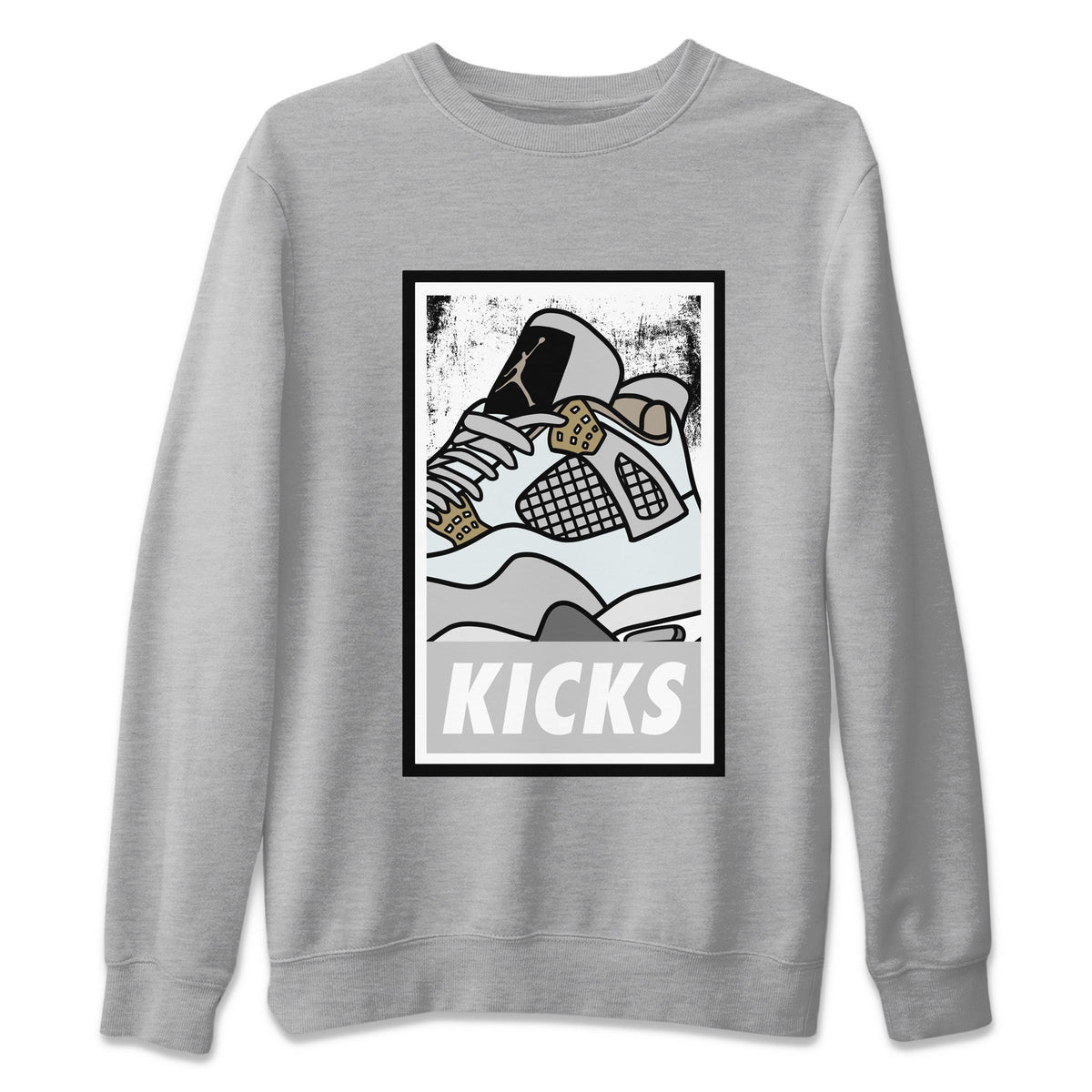Jordan 4 Craft Sneaker Matching T-Shirt KICKS Sneaker Tees Jordan 4 Craft Sneaker Release Tees Crew Neck Tees