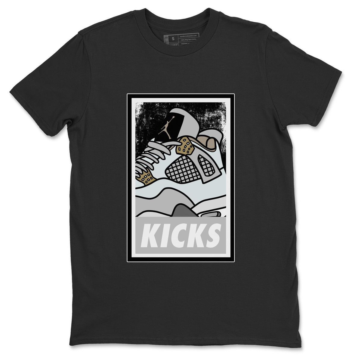 Jordan 4 Craft Sneaker Matching T-Shirt KICKS Sneaker Tees Jordan 4 Craft Sneaker Release Tees Crew Neck Tees