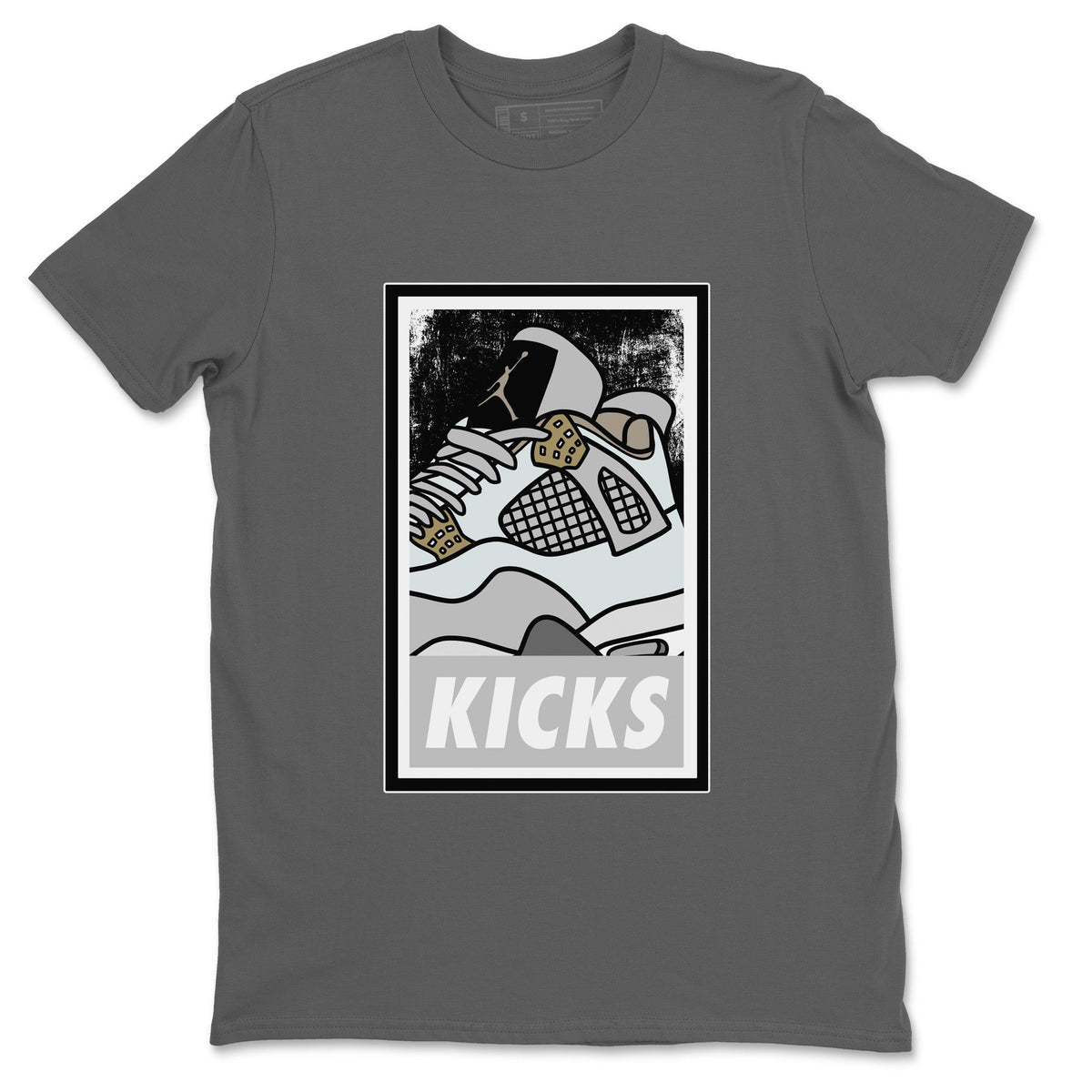Jordan 4 Craft Sneaker Matching T-Shirt KICKS Sneaker Tees Jordan 4 Craft Sneaker Release Tees Crew Neck Tees