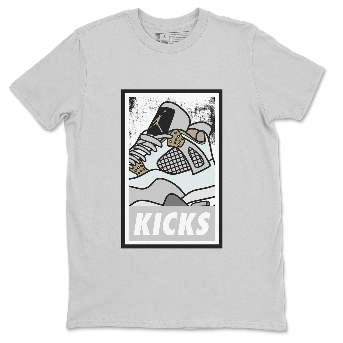 Jordan 4 Craft Sneaker Matching T-Shirt KICKS Sneaker Tees Jordan 4 Craft Sneaker Release Tees Crew Neck Tees