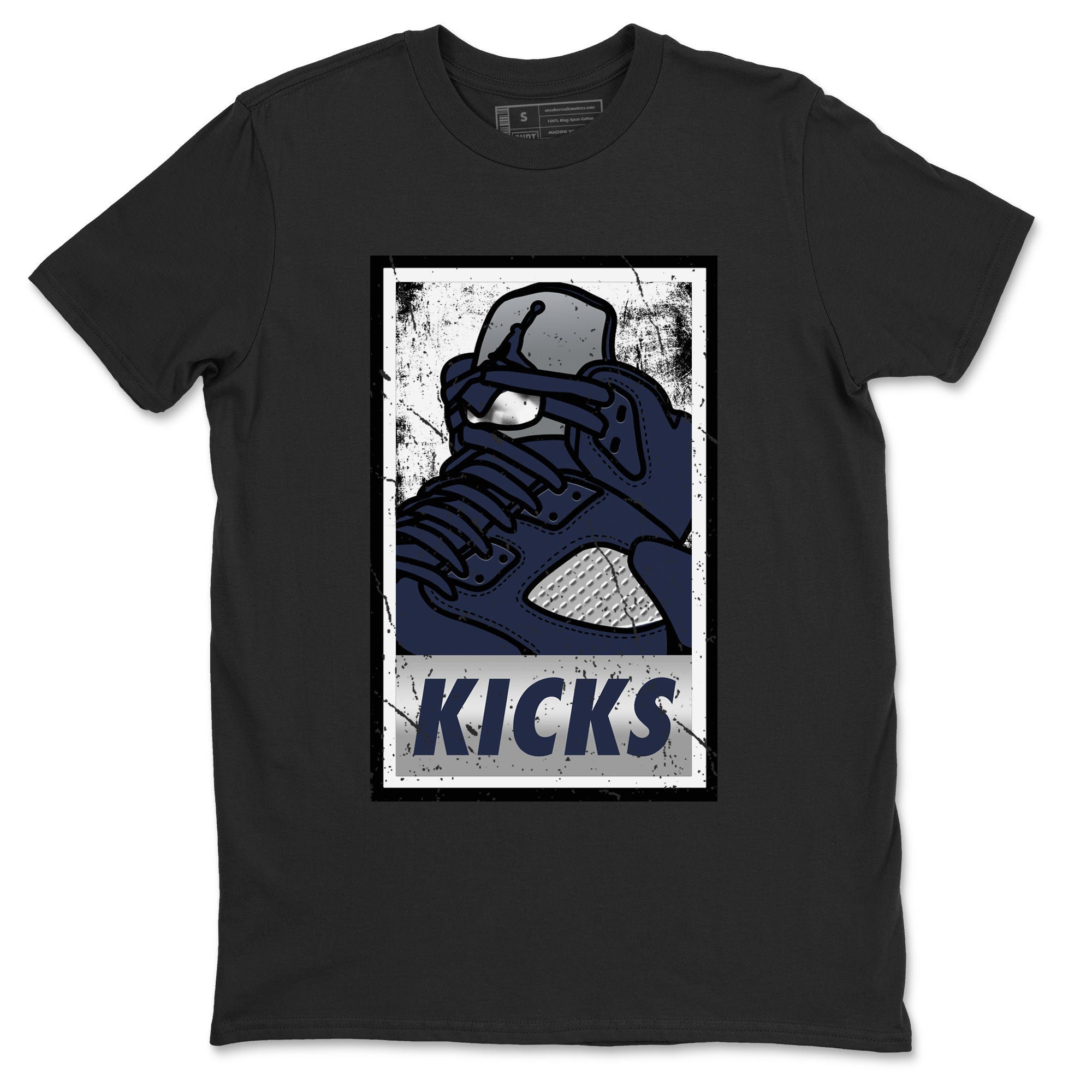 AJ5 Georgetown shirt to match jordans KICKS Streetwear Sneaker Shirt Air Jordan 5 Georgetown Drip Gear Zone Sneaker Matching Clothing Unisex Black 2 T-Shirt