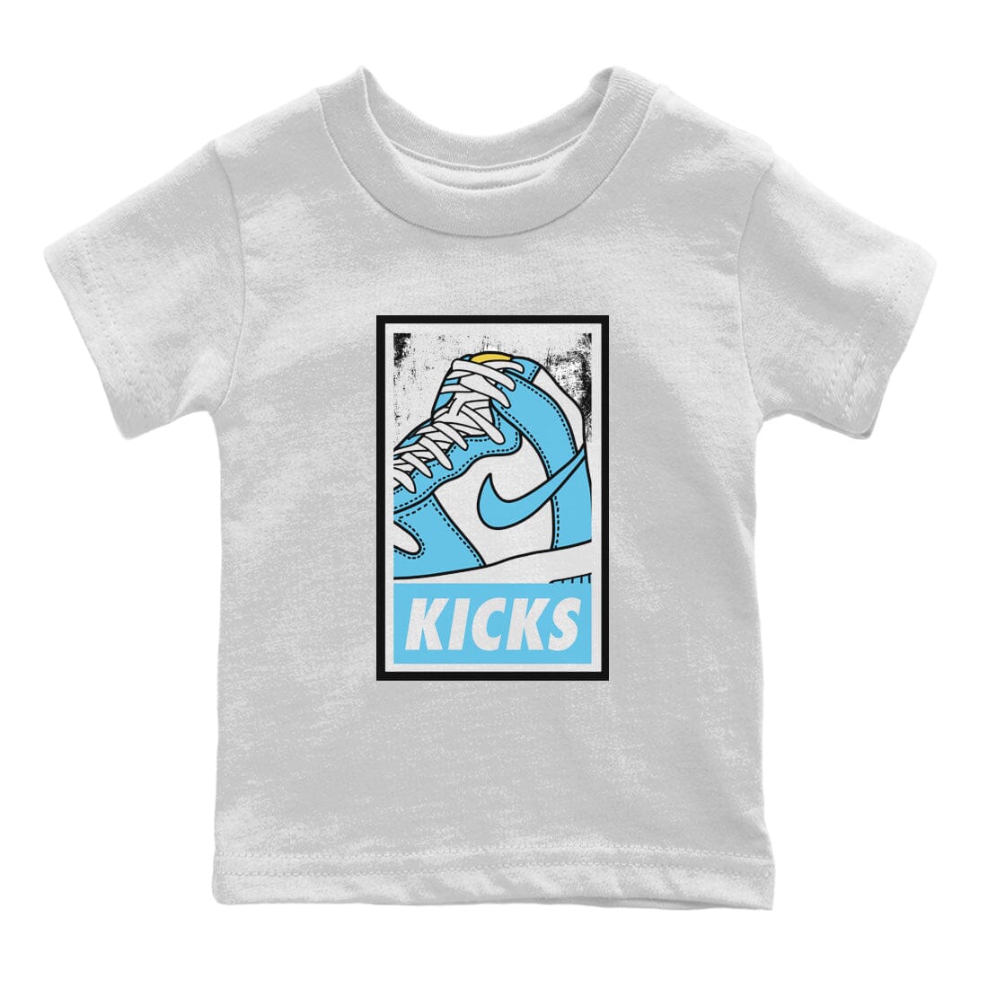 Dunk Blue Chill Sneaker Match Tees KICKS Sneaker Tees Dunk Blue Chill Jordan to match sneaker T-Shirt Kids Shirts