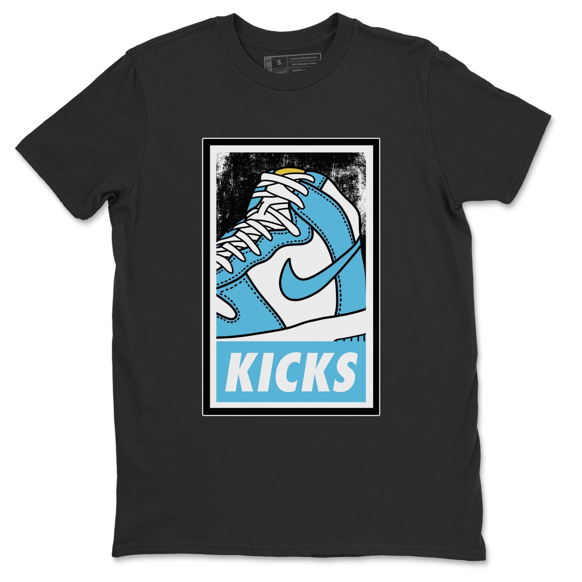 Dunk Blue Chill Sneaker Match Tees KICKS Sneaker Tees Dunk Blue Chill Jordan to match sneaker T-Shirt Crew Neck Shirts