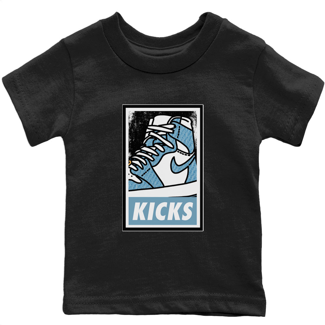 Jordan 1 Denim Sneaker Matching T-Shirt KICKS Sneaker Tees Jordan 1 Denim Sneaker Release Tees Kids Shirts