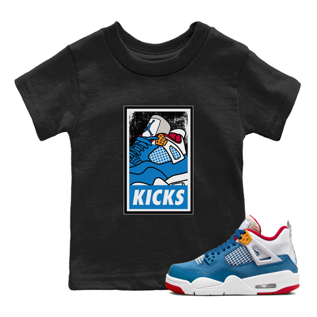 Jordan 4 Messy Room Sneaker Matching T-Shirt KICKS Sneaker Tees Jordan 4 Messy Room Sneaker Release Tees Kids Shirts