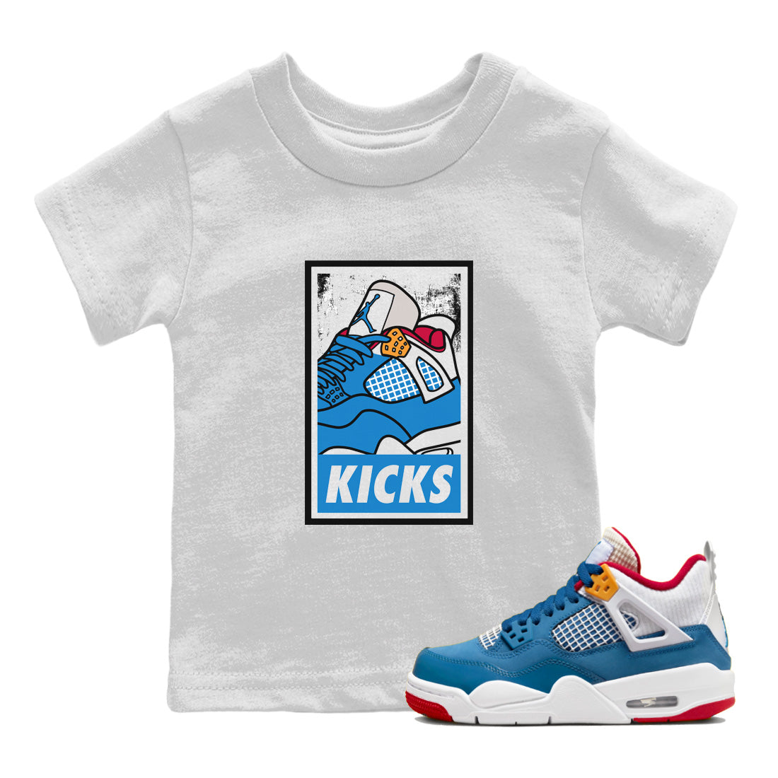Jordan 4 Messy Room Sneaker Matching T-Shirt KICKS Sneaker Tees Jordan 4 Messy Room Sneaker Release Tees Kids Shirts