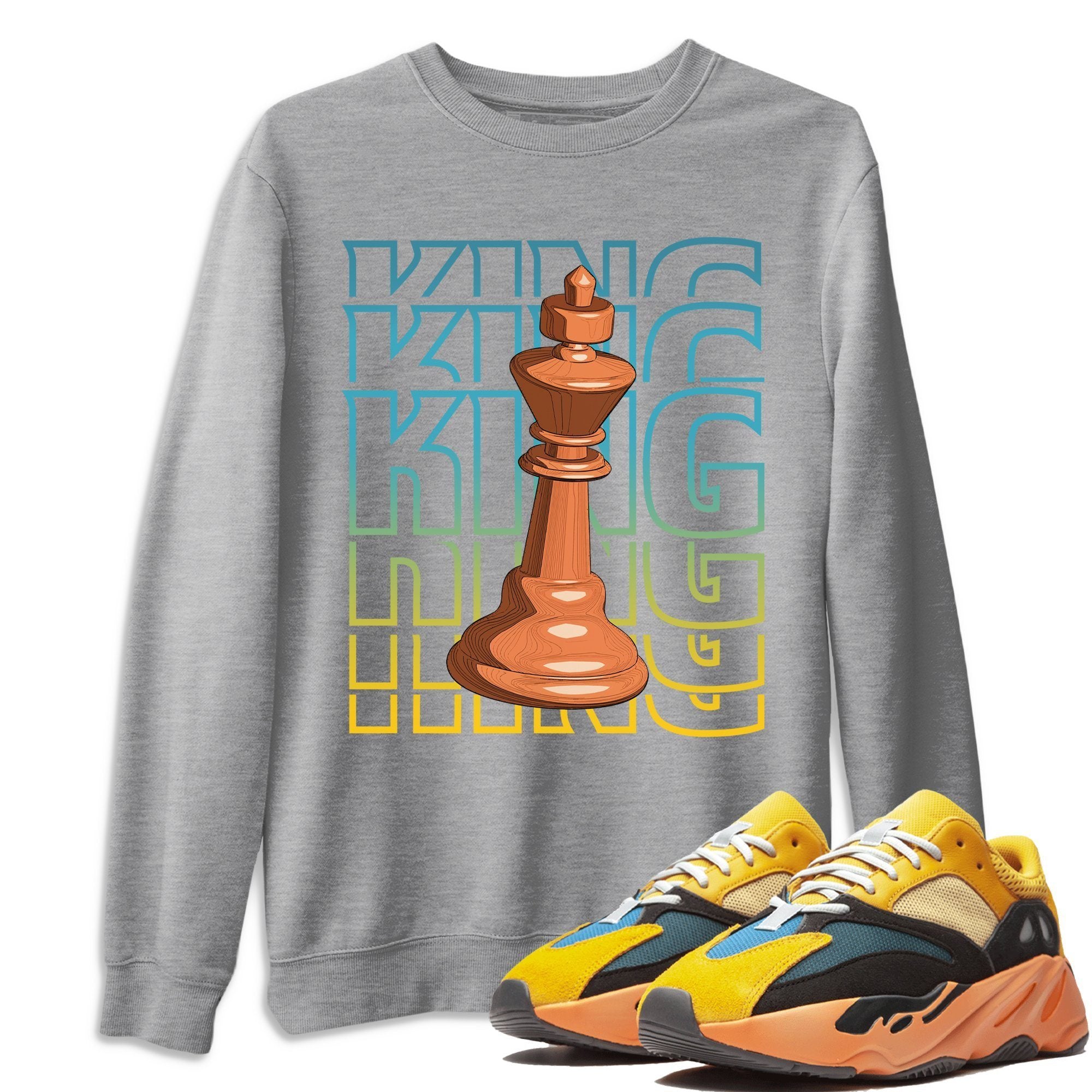 Yeezy 700 Sun Shirt To Match Jordans King Sneaker Tees Yeezy 700 Sun Drip Gear Zone Sneaker Matching Clothing Unisex Shirts
