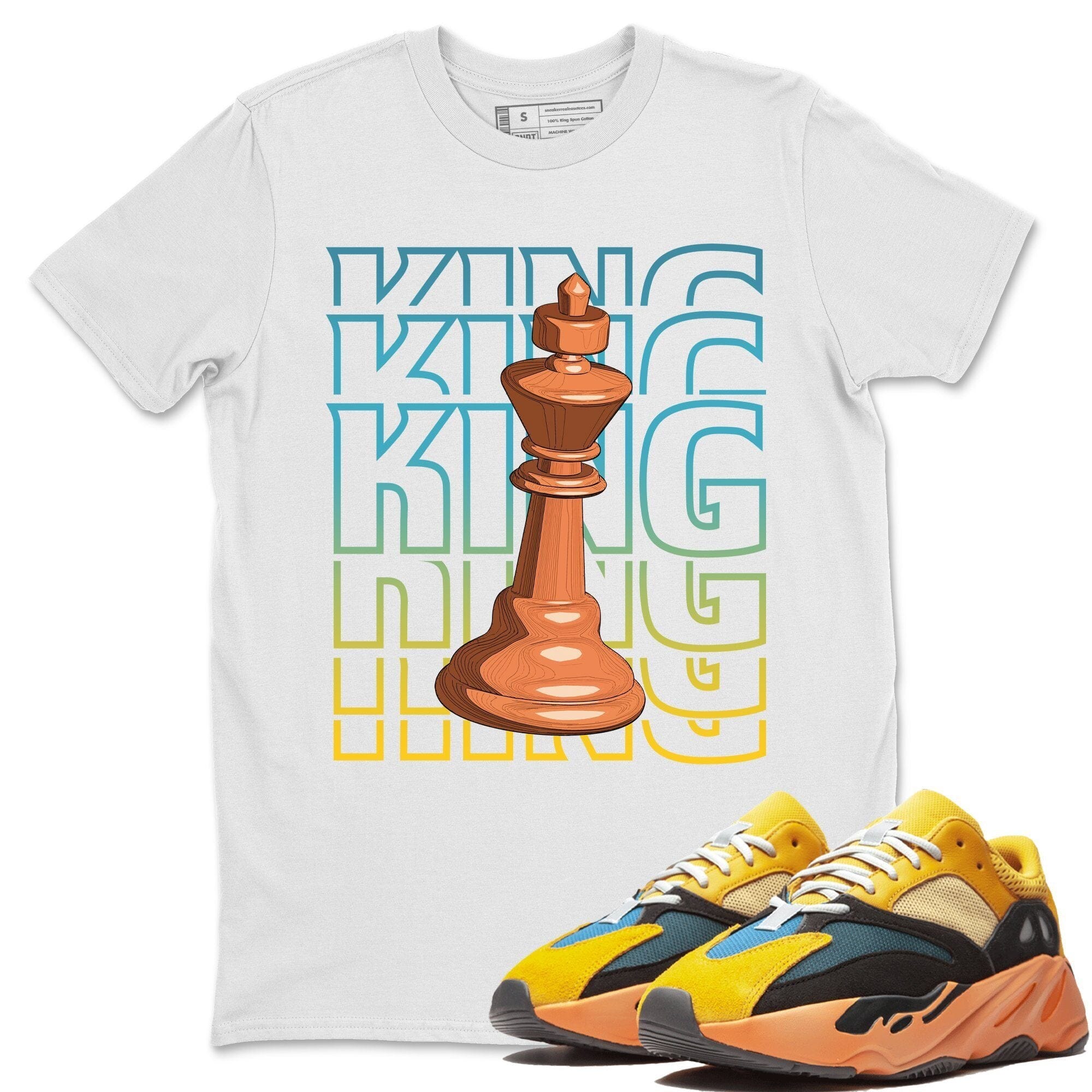 Yeezy 700 Sun Shirt To Match Jordans King Sneaker Tees Yeezy 700 Sun Drip Gear Zone Sneaker Matching Clothing Unisex Shirts