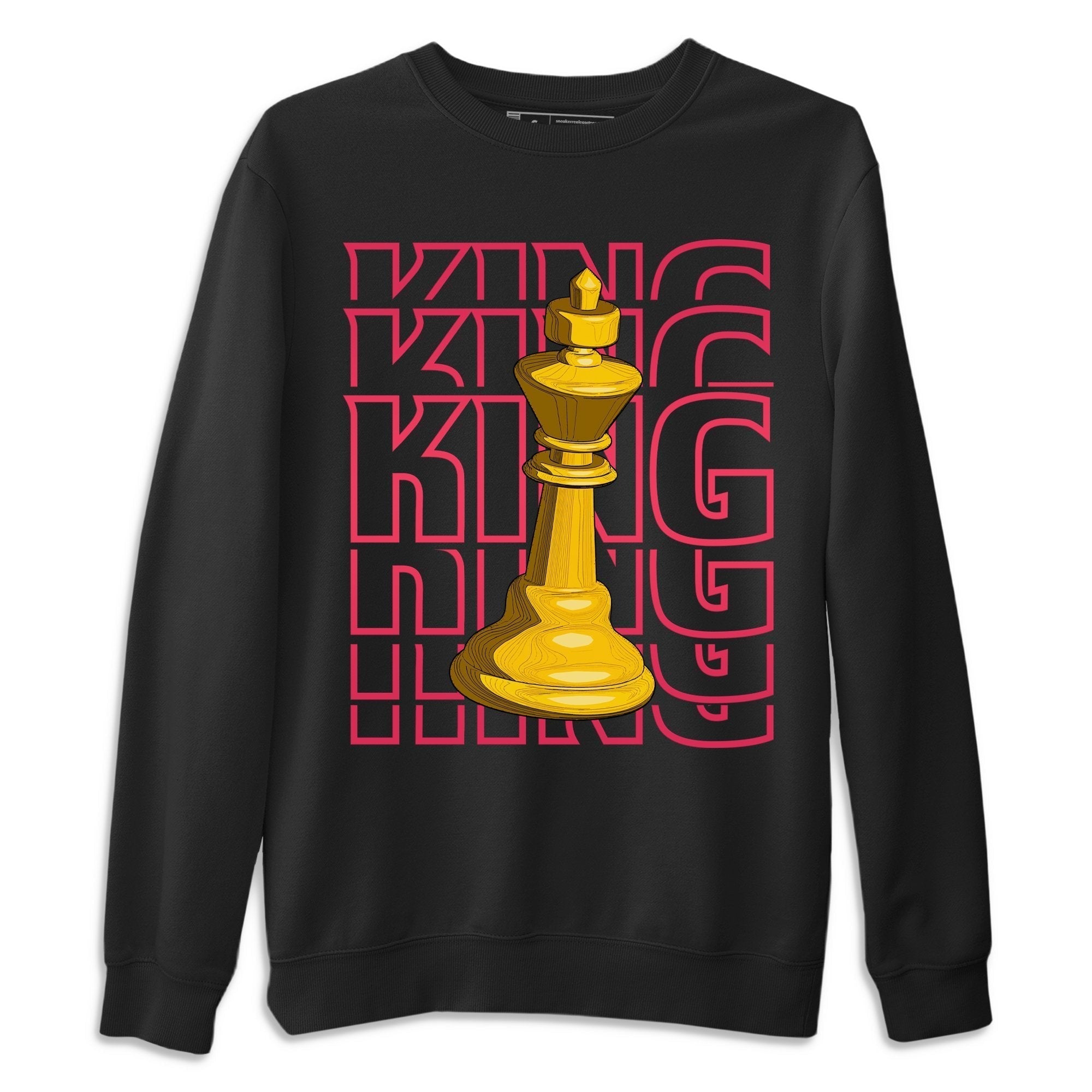 Jordan 1 Light Fusion Red Sneaker Matching T-Shirt King Sneaker Tees Jordan 1 Light Fusion Red Sneaker Release Tees Crew Neck Tees