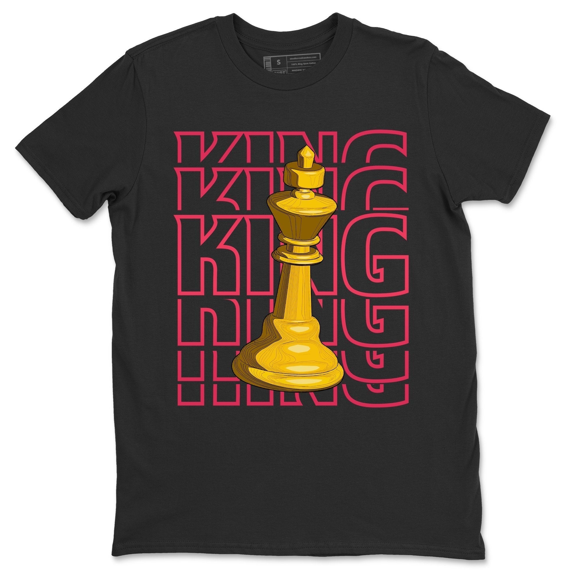 Jordan 1 Light Fusion Red Sneaker Matching T-Shirt King Sneaker Tees Jordan 1 Light Fusion Red Sneaker Release Tees Crew Neck Tees