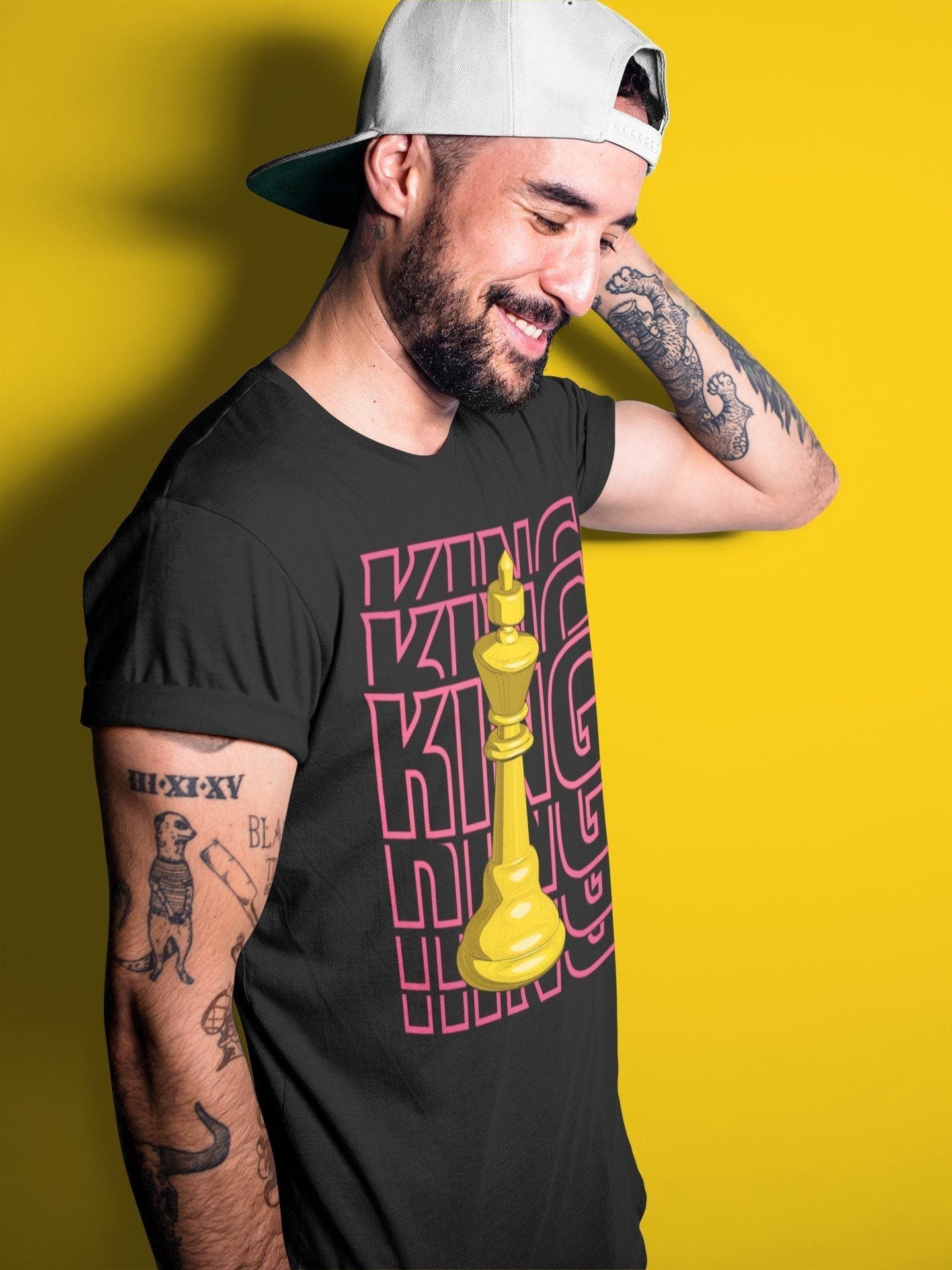 Jordan 1 Light Fusion Red Sneaker Matching T-Shirt King Sneaker Tees Jordan 1 Light Fusion Red Sneaker Release Tees Crew Neck Tees