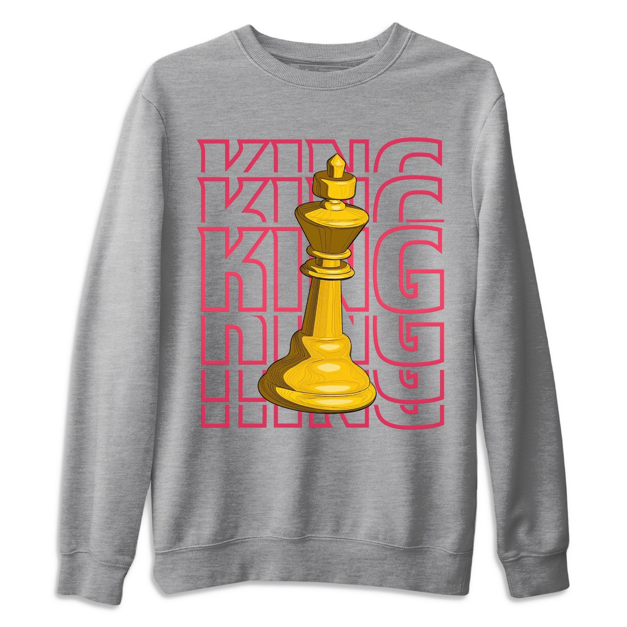 Jordan 1 Light Fusion Red Sneaker Matching T-Shirt King Sneaker Tees Jordan 1 Light Fusion Red Sneaker Release Tees Crew Neck Tees