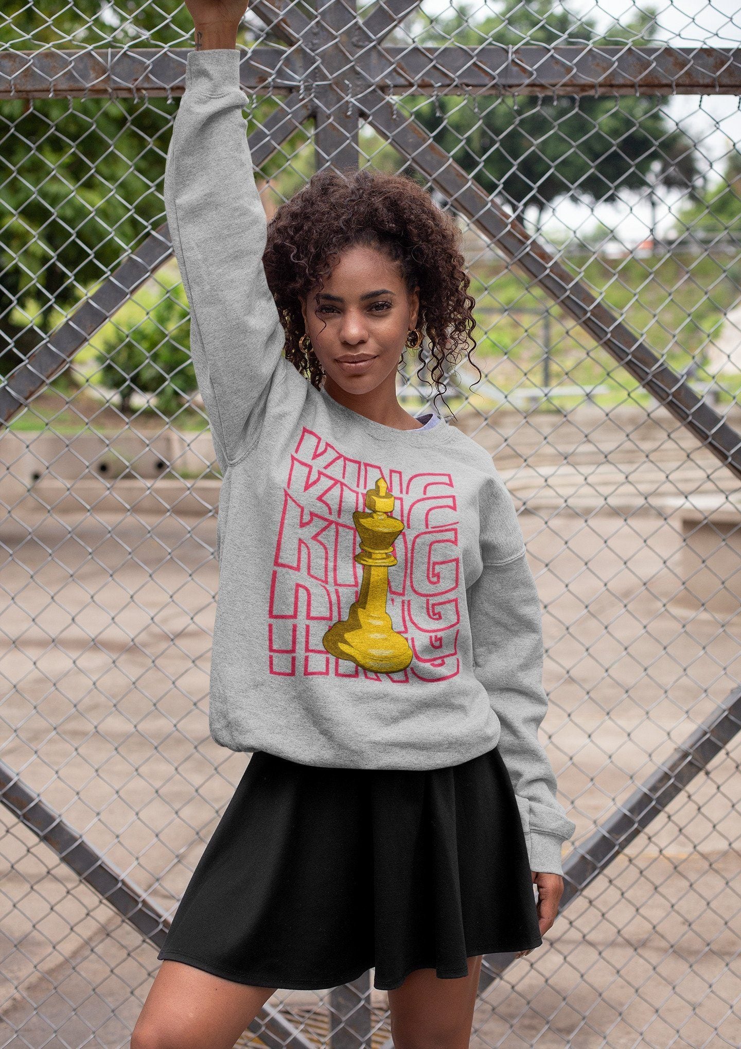 Jordan 1 Light Fusion Red Sneaker Matching T-Shirt King Sneaker Tees Jordan 1 Light Fusion Red Sneaker Release Tees Crew Neck Tees