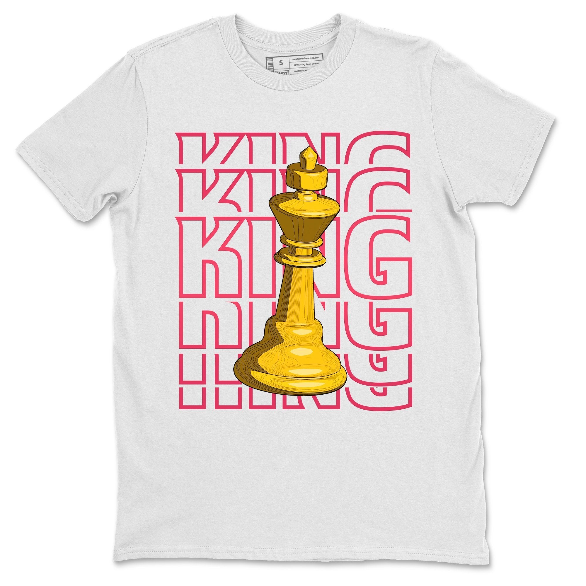 Jordan 1 Light Fusion Red Sneaker Matching T-Shirt King Sneaker Tees Jordan 1 Light Fusion Red Sneaker Release Tees Crew Neck Tees