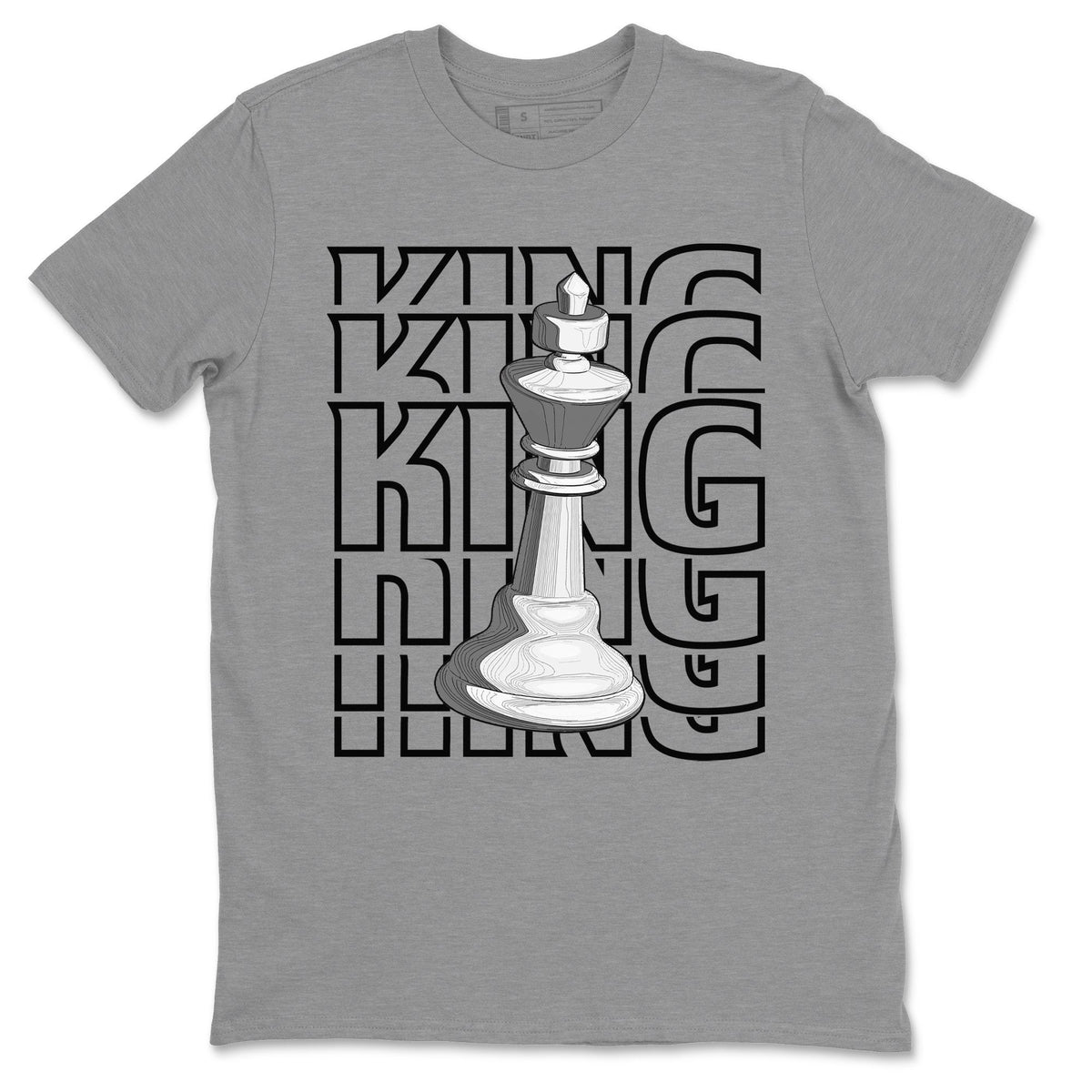 Jordan 1 Neutral Grey Shirt To Match Jordans King Sneaker Tees Jordan 1 Neutral Grey Drip Gear Zone Sneaker Matching Clothing Unisex Shirts