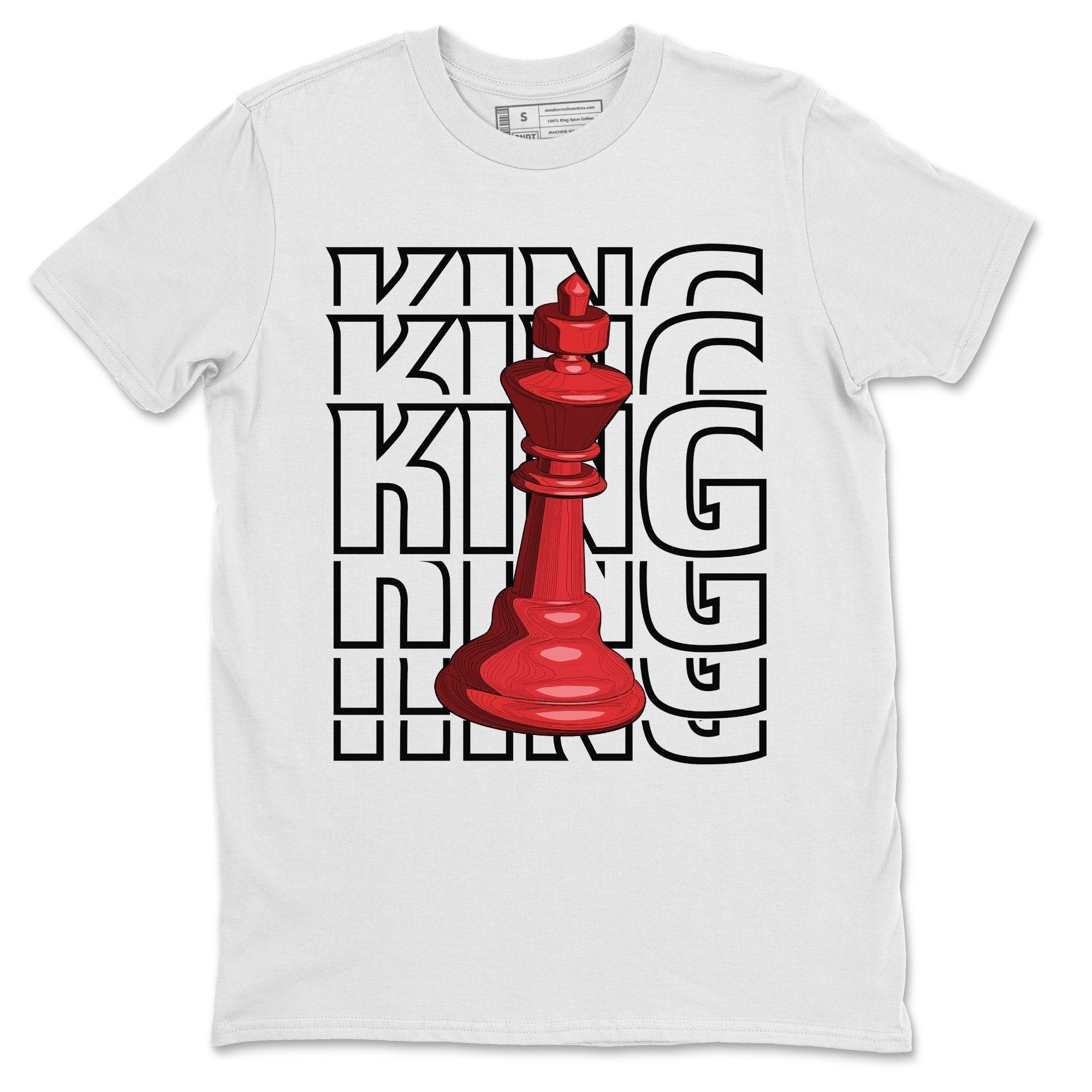 Jordan 1 Varsity Red Shirt To Match Jordans King Sneaker Tees Jordan 1 Varsity Red Drip Gear Zone Sneaker Matching Clothing Unisex Shirts