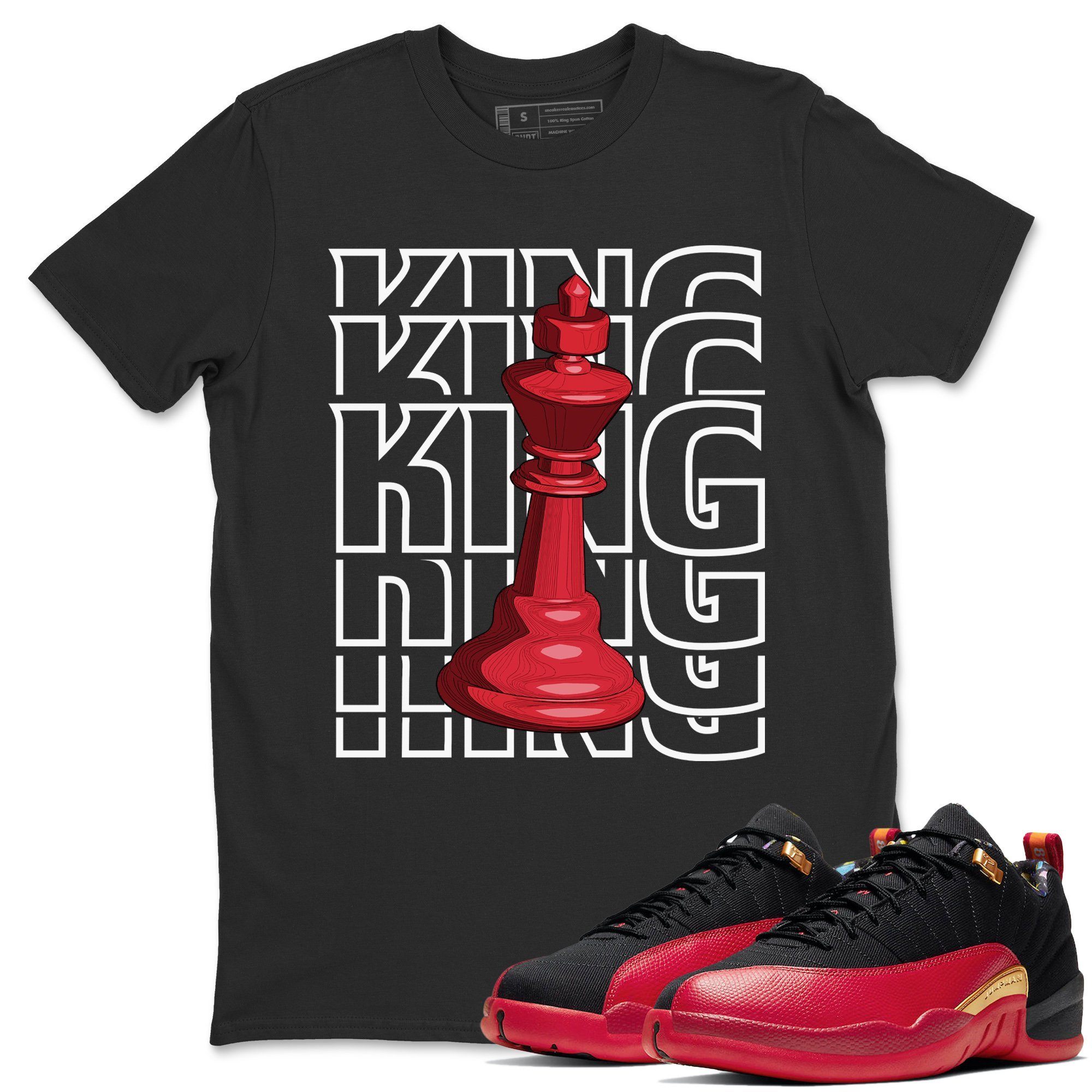 Jordan 12 Super Bowl Shirt To Match Jordans King Sneaker Tees Jordan 12 Super Bowl Drip Gear Zone Sneaker Matching Clothing Unisex Shirts