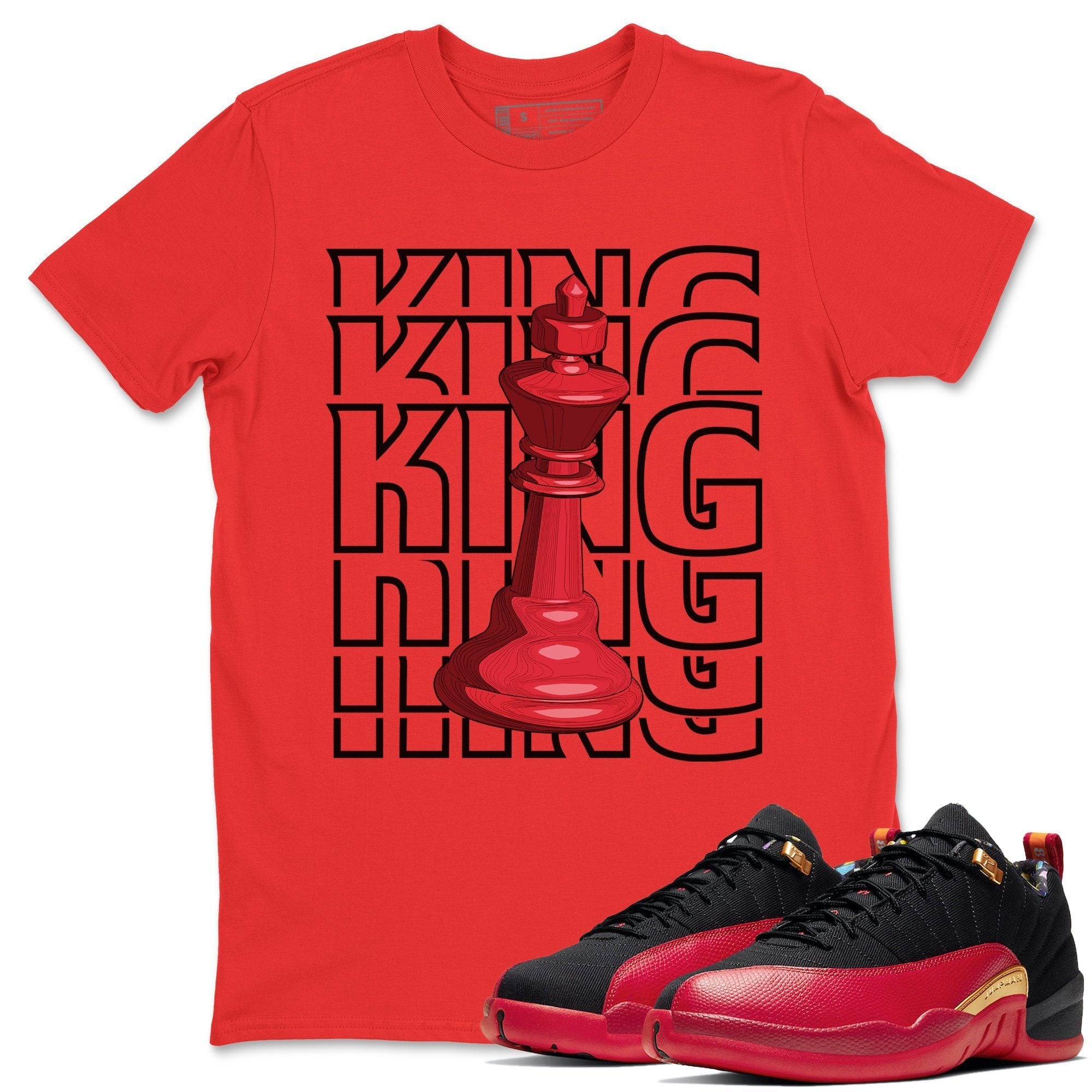 Jordan 12 Super Bowl Shirt To Match Jordans King Sneaker Tees Jordan 12 Super Bowl Drip Gear Zone Sneaker Matching Clothing Unisex Shirts