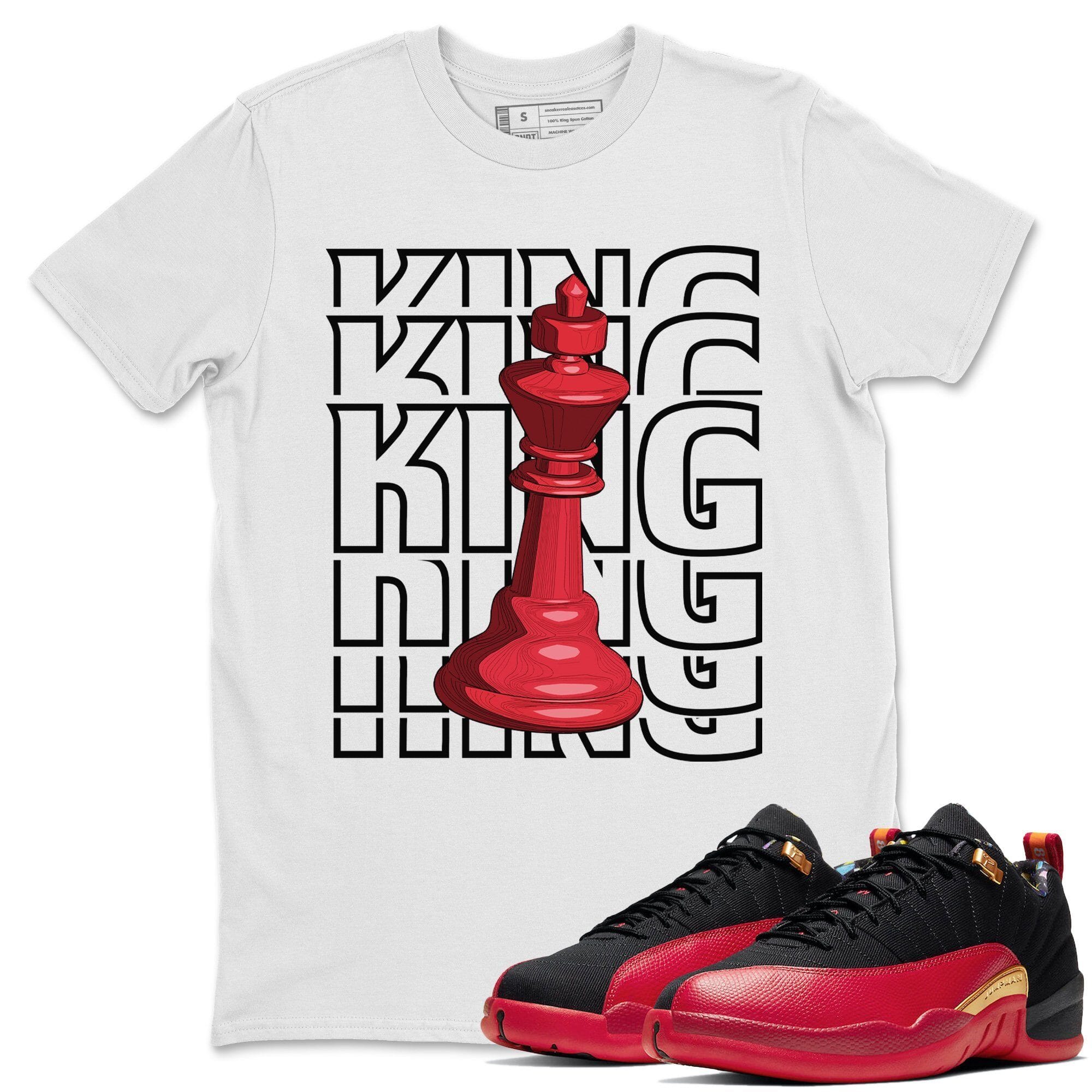 Jordan 12 Super Bowl Shirt To Match Jordans King Sneaker Tees Jordan 12 Super Bowl Drip Gear Zone Sneaker Matching Clothing Unisex Shirts