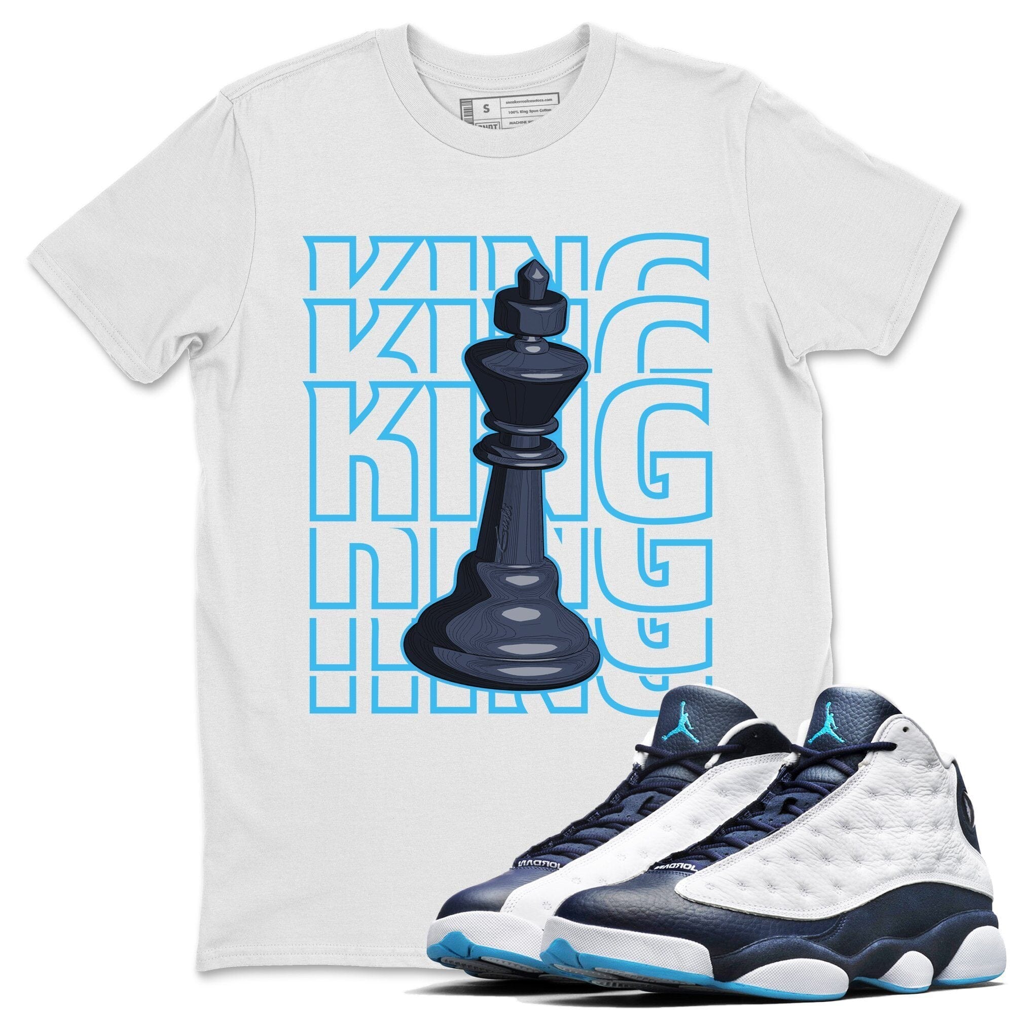 Jordan 13 Obsidian Shirt To Match Jordans King Sneaker Tees Jordan 13 Obsidian Drip Gear Zone Sneaker Matching Clothing Unisex Shirts