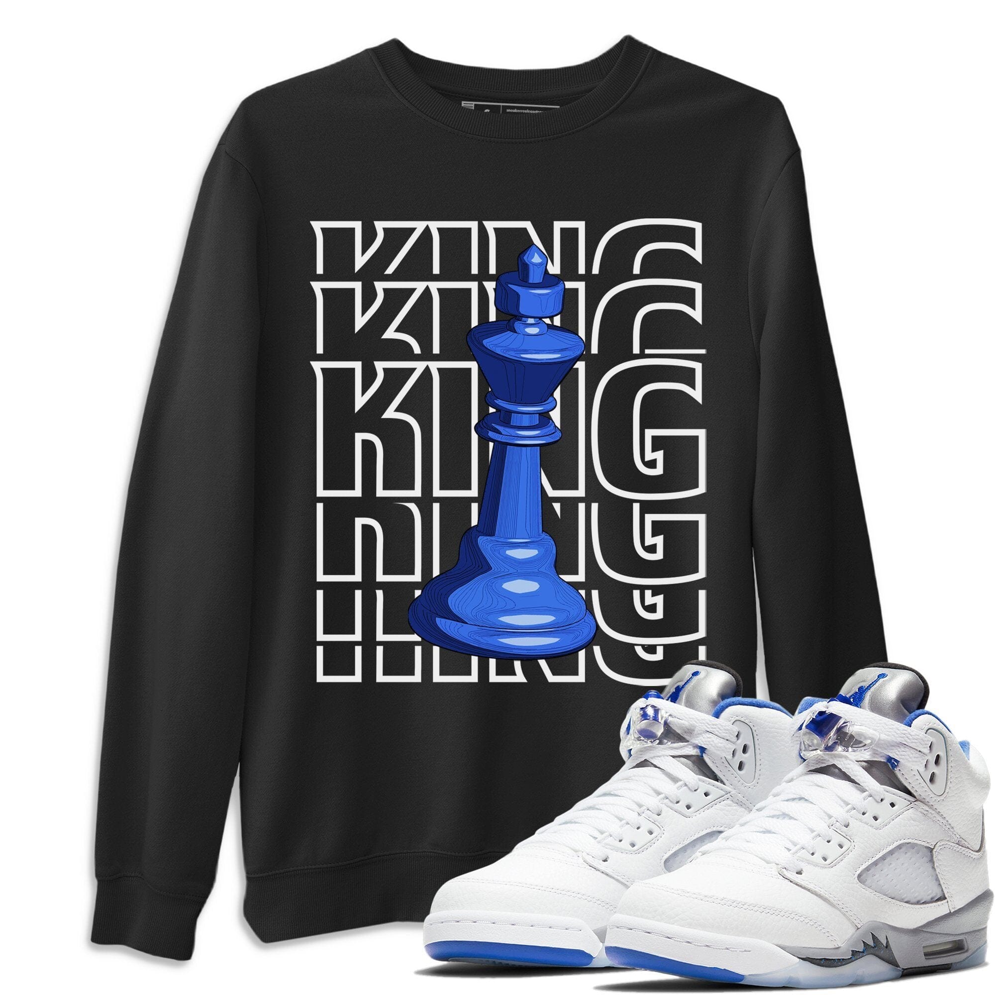 Jordan 5 Stealth Shirt To Match Jordans King Sneaker Tees Jordan 5 Stealth Drip Gear Zone Sneaker Matching Clothing Unisex Shirts