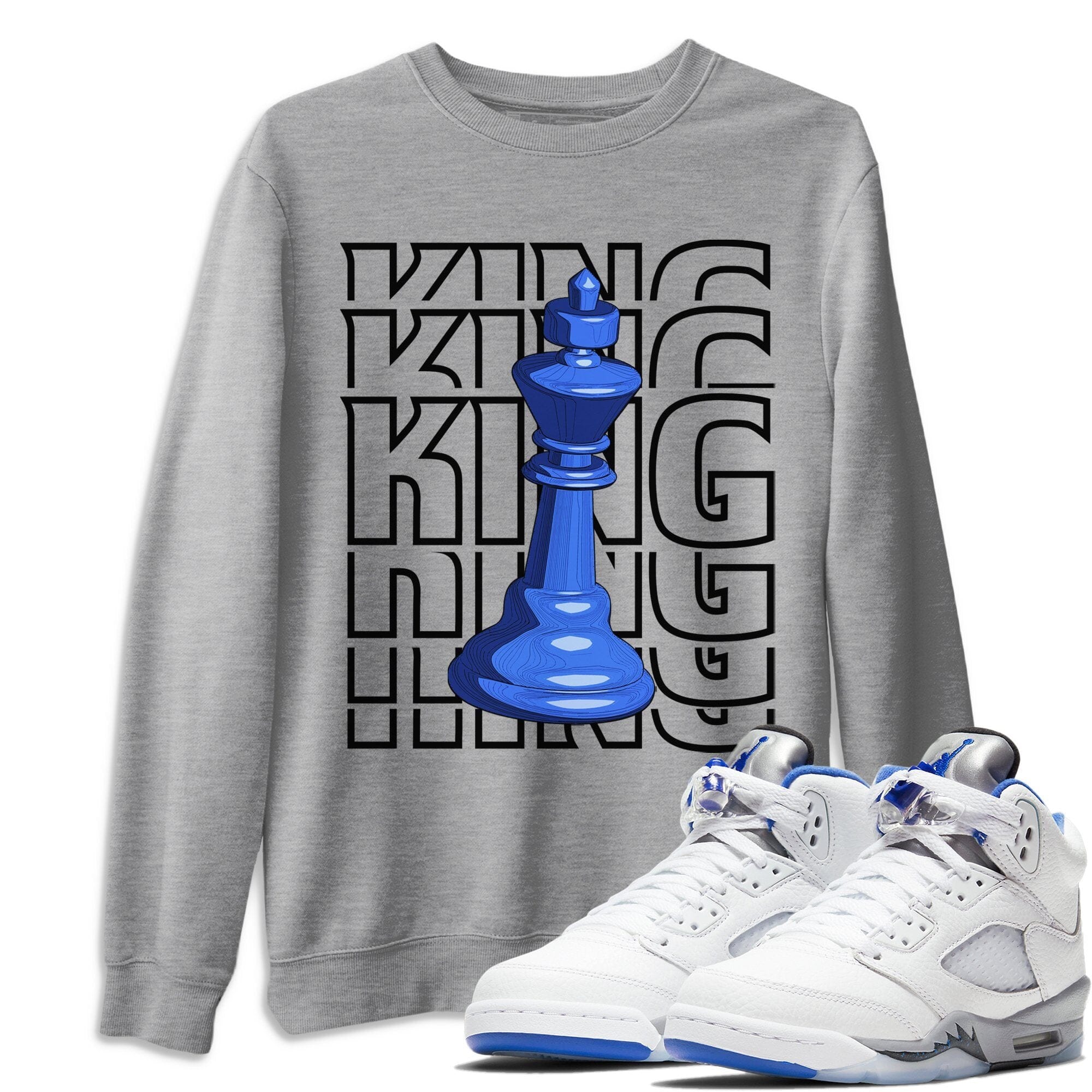 Jordan 5 Stealth Shirt To Match Jordans King Sneaker Tees Jordan 5 Stealth Drip Gear Zone Sneaker Matching Clothing Unisex Shirts