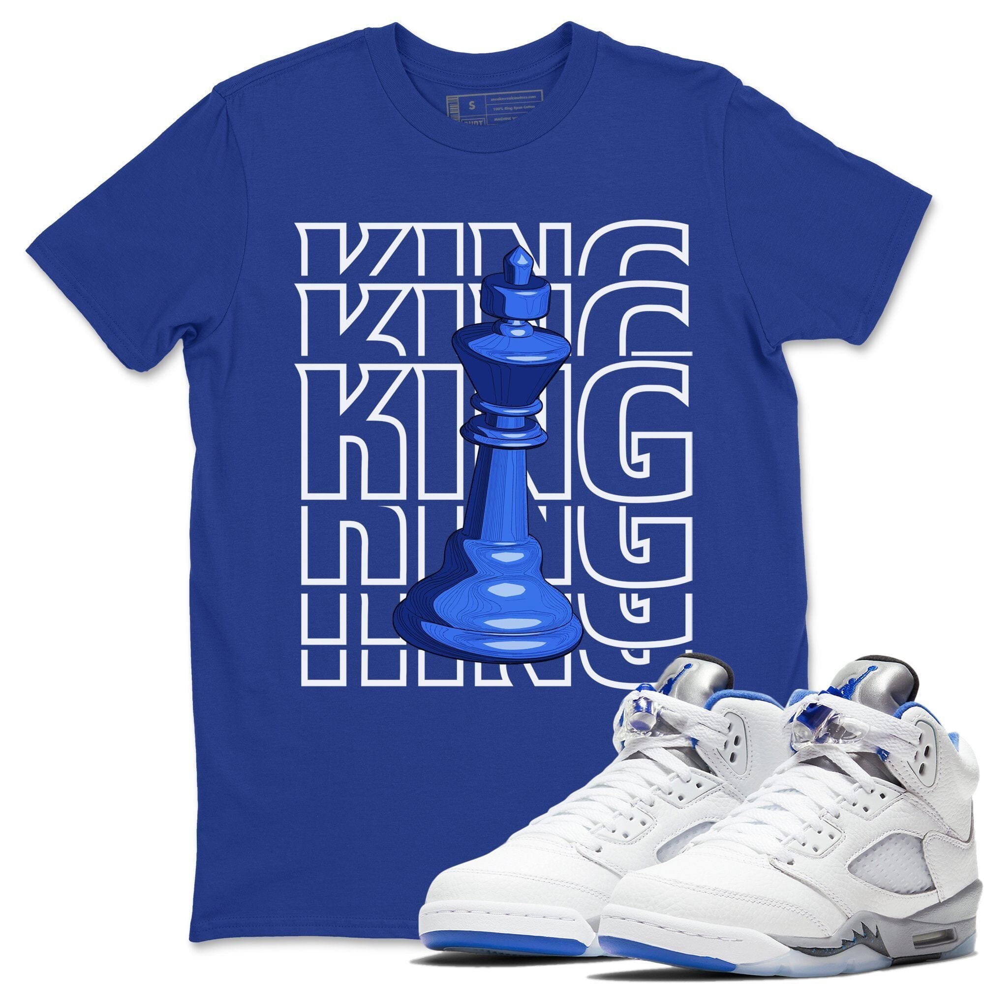 Jordan 5 Stealth Shirt To Match Jordans King Sneaker Tees Jordan 5 Stealth Drip Gear Zone Sneaker Matching Clothing Unisex Shirts
