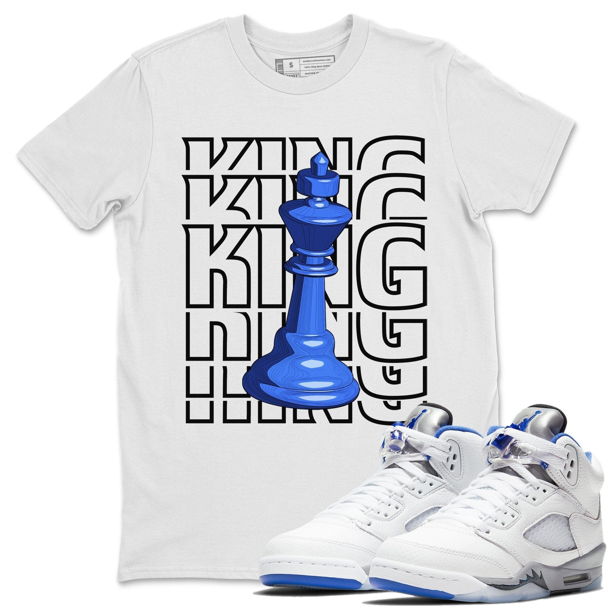 Jordan 5 Stealth Shirt To Match Jordans King Sneaker Tees Jordan 5 Stealth Drip Gear Zone Sneaker Matching Clothing Unisex Shirts