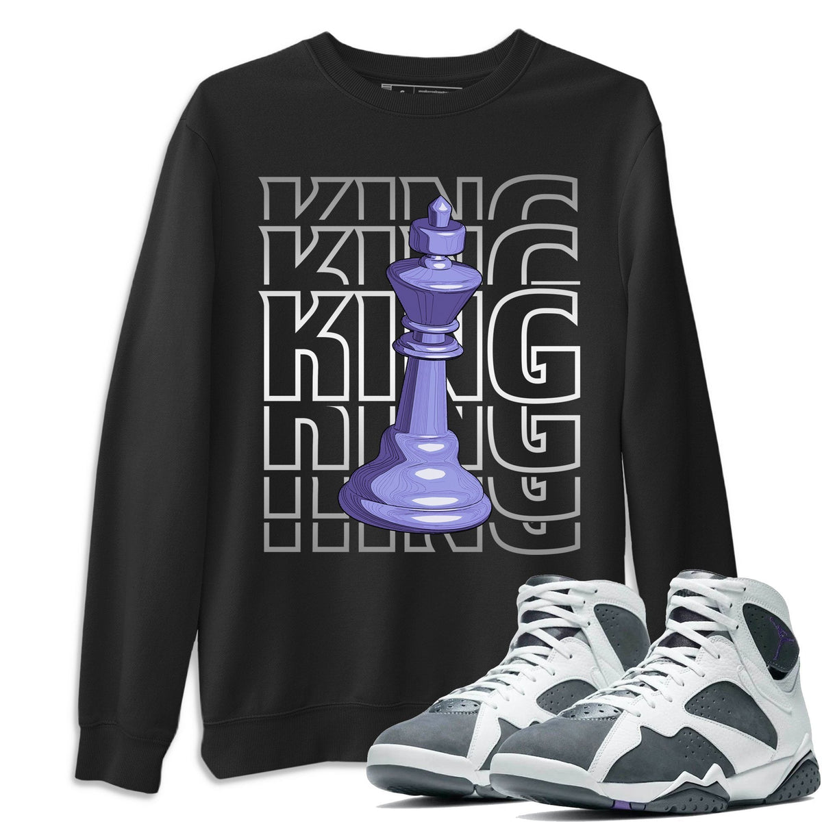 Jordan 7 Flint Shirt To Match Jordans King Sneaker Tees Jordan 7 Flint Drip Gear Zone Sneaker Matching Clothing Unisex Shirts