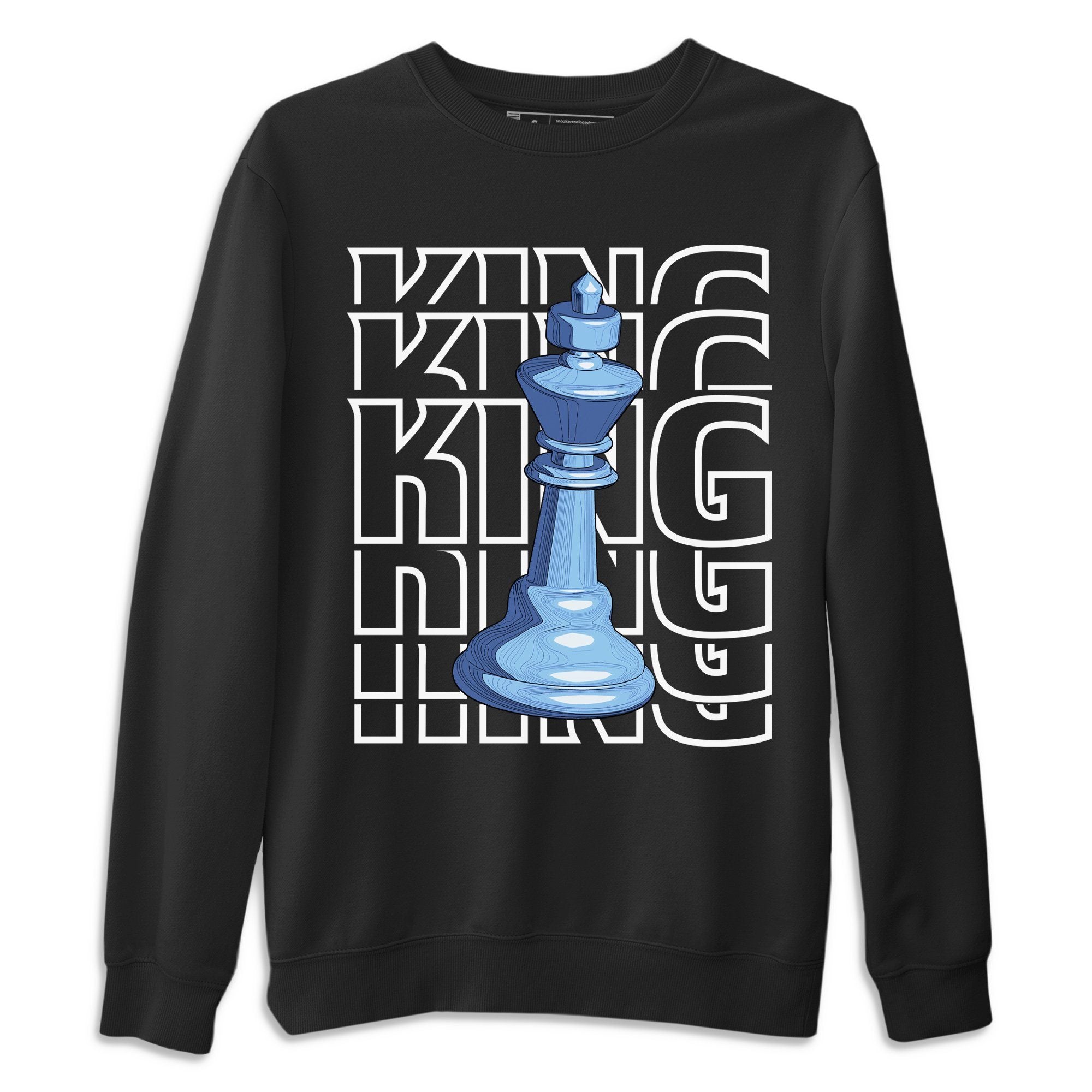 Jordan 1 University Blue Shirt To Match Jordans King Sneaker Tees Jordan 1 University Blue Drip Gear Zone Sneaker Matching Clothing Unisex Shirts