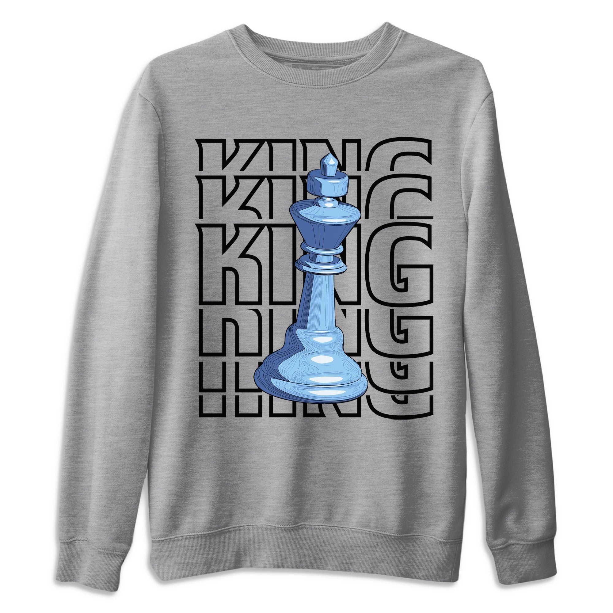 Jordan 1 University Blue Shirt To Match Jordans King Sneaker Tees Jordan 1 University Blue Drip Gear Zone Sneaker Matching Clothing Unisex Shirts