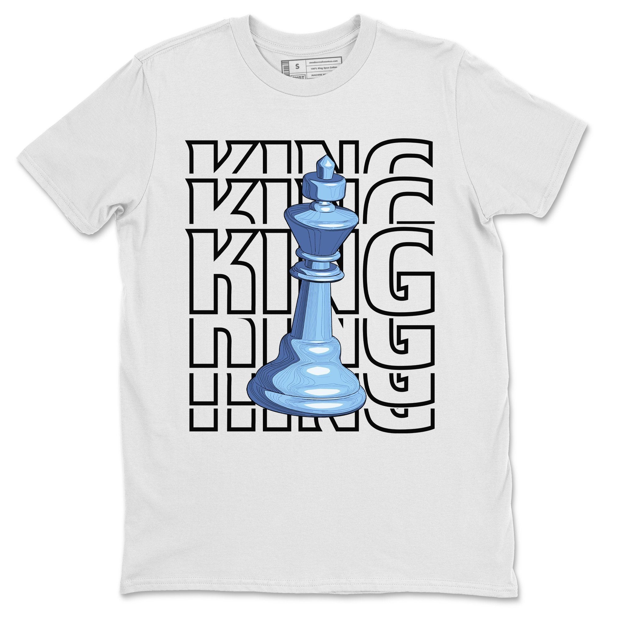 Jordan 1 University Blue Shirt To Match Jordans King Sneaker Tees Jordan 1 University Blue Drip Gear Zone Sneaker Matching Clothing Unisex Shirts