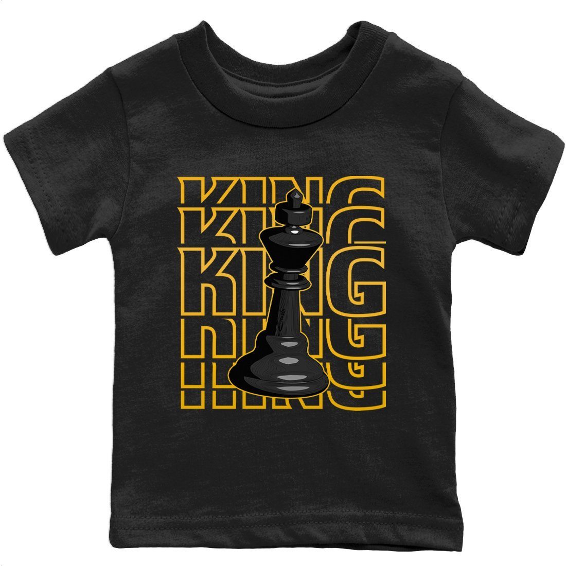 Dunk Championship Goldenrod Sneaker Match Tees King Sneaker Tees Dunk Championship Goldenrod Jordan to match sneaker T-Shirt Kids Shirts