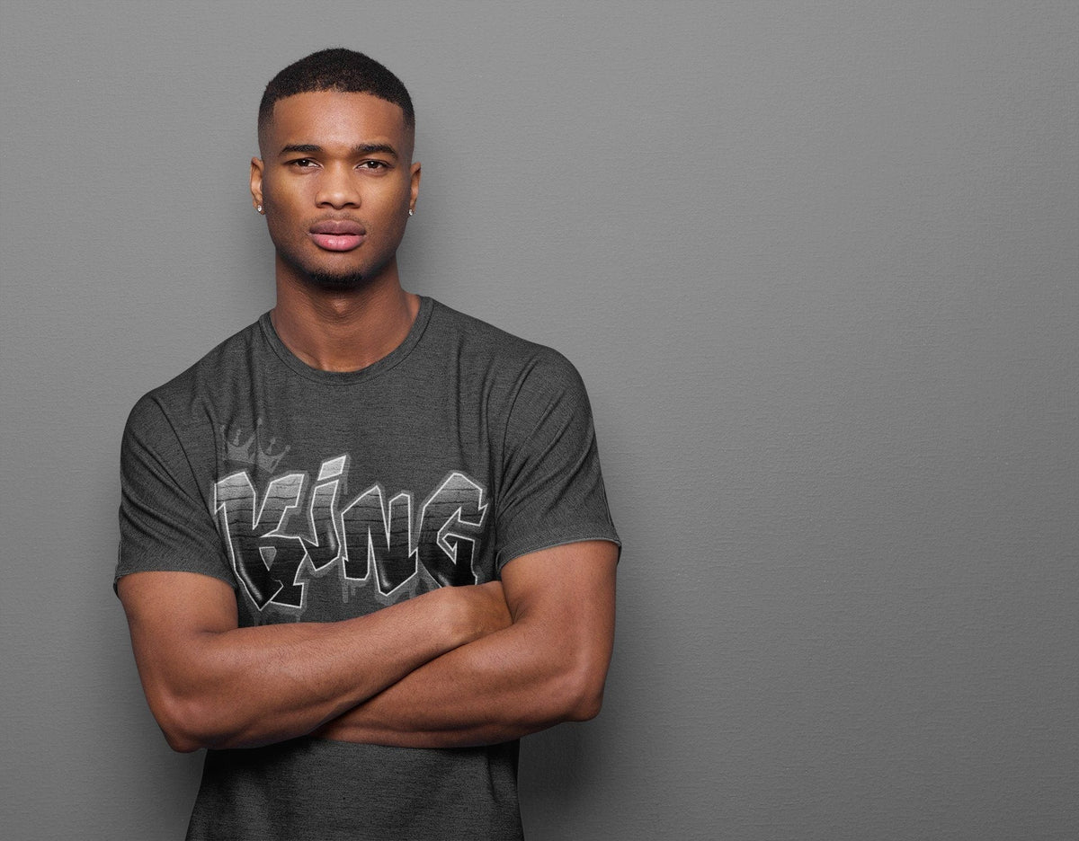 Jordan 5 Anthracite Shirt To Match Jordans King Graffiti Sneaker Tees Jordan 5 Anthracite Drip Gear Zone Sneaker Matching Clothing Unisex Shirts