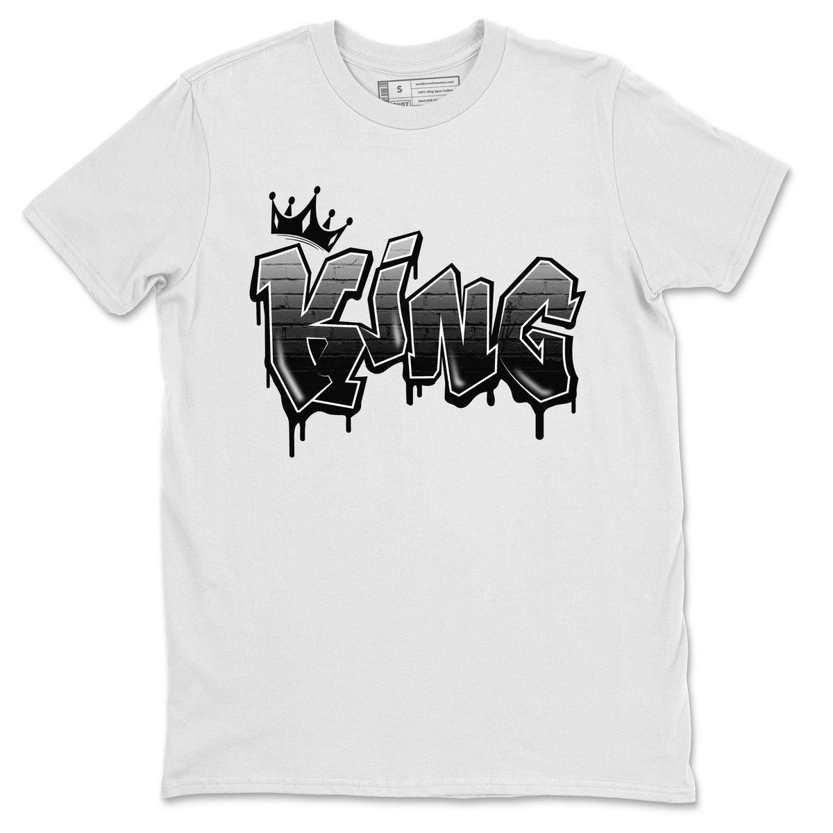 Jordan 5 Anthracite Shirt To Match Jordans King Graffiti Sneaker Tees Jordan 5 Anthracite Drip Gear Zone Sneaker Matching Clothing Unisex Shirts
