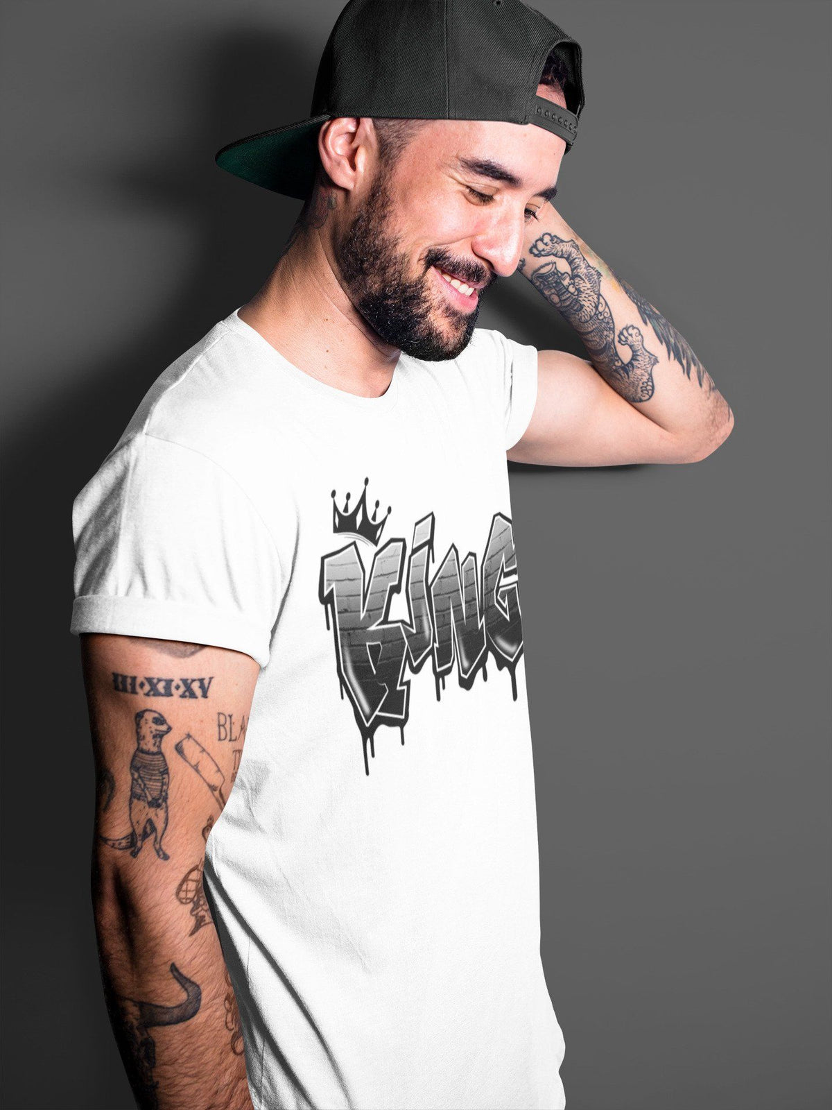 Jordan 5 Anthracite Shirt To Match Jordans King Graffiti Sneaker Tees Jordan 5 Anthracite Drip Gear Zone Sneaker Matching Clothing Unisex Shirts