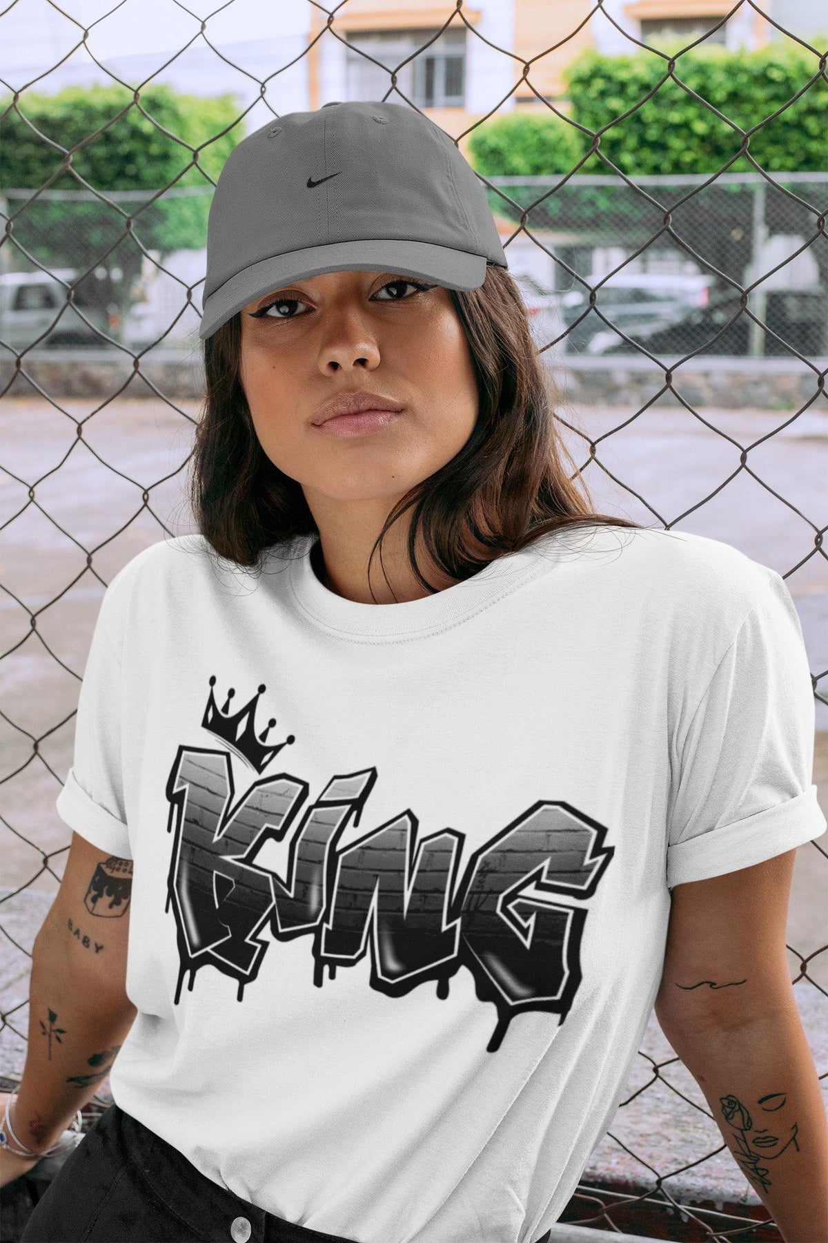 Jordan 5 Anthracite Shirt To Match Jordans King Graffiti Sneaker Tees Jordan 5 Anthracite Drip Gear Zone Sneaker Matching Clothing Unisex Shirts