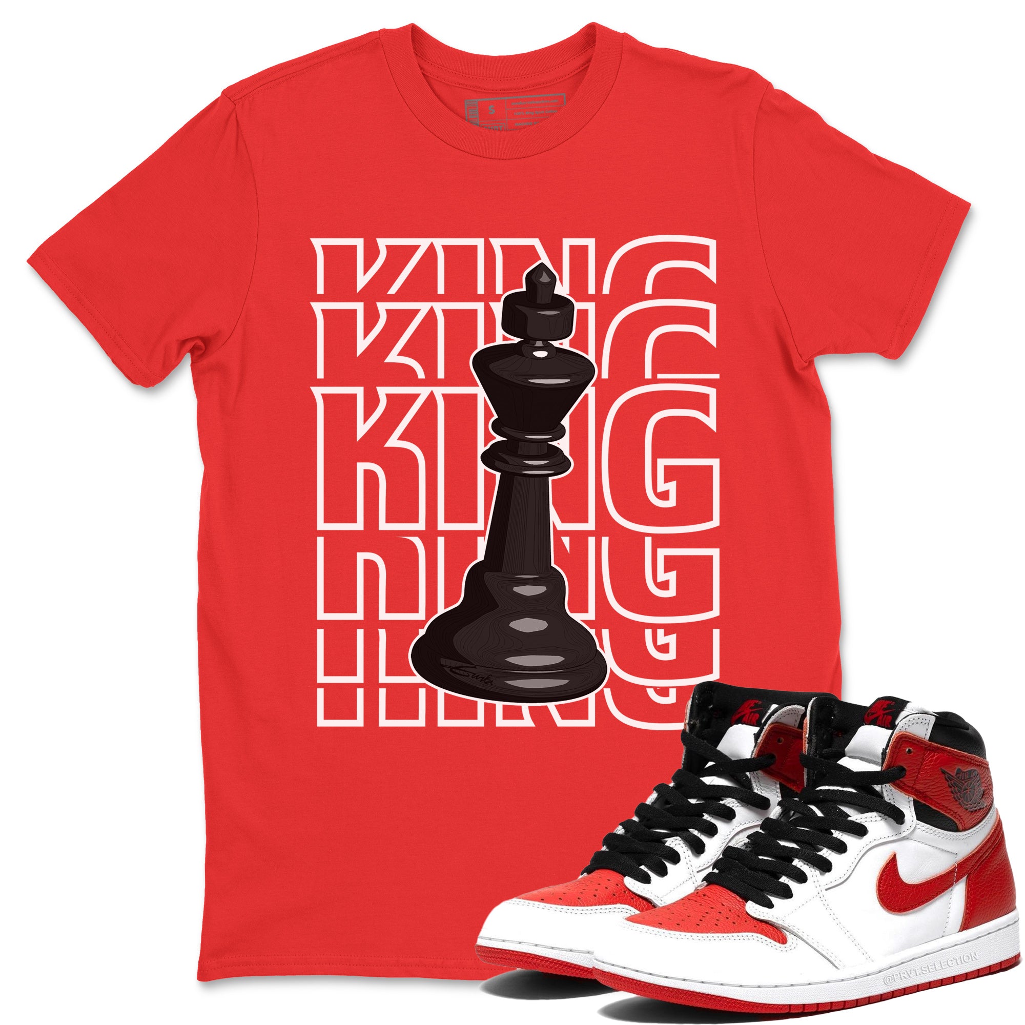 King Unisex Adult Tops - Air Jordan 1 Heritage