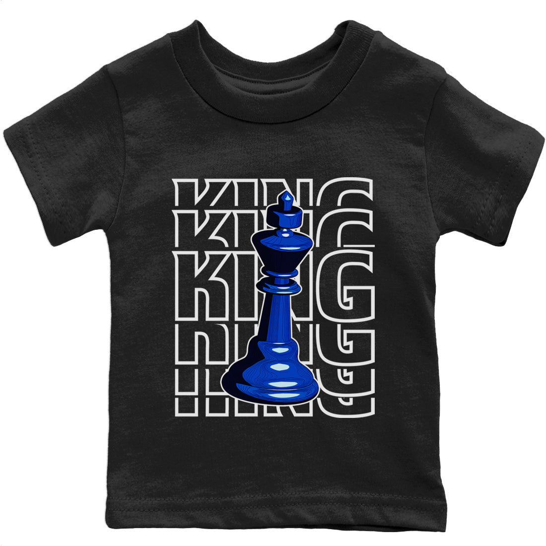 Jordan 12 Hyper Royal Sneaker Matching T-Shirt King Sneaker Tees Jordan 12 Hyper Royal Sneaker Release Tees Kids Shirts