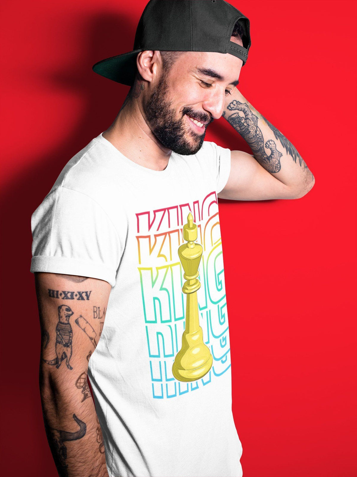 Dunk Free 99 White Sneaker Match Tees King Sneaker Tees Dunk Free 99 White Jordan to match sneaker T-Shirt Crew Neck Shirts