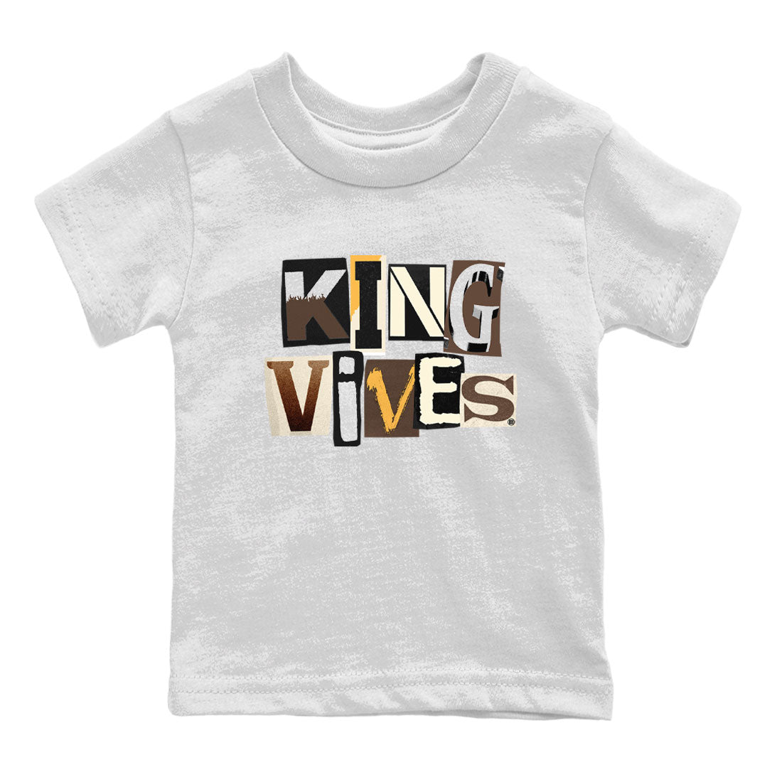 Jordan 1s Palomino shirt to match jordans King Vibes Streetwear Sneaker Shirt Air Jordan 1 Palomino Drip Gear Zone Sneaker Matching Clothing Baby Toddler White 2 T-Shirt