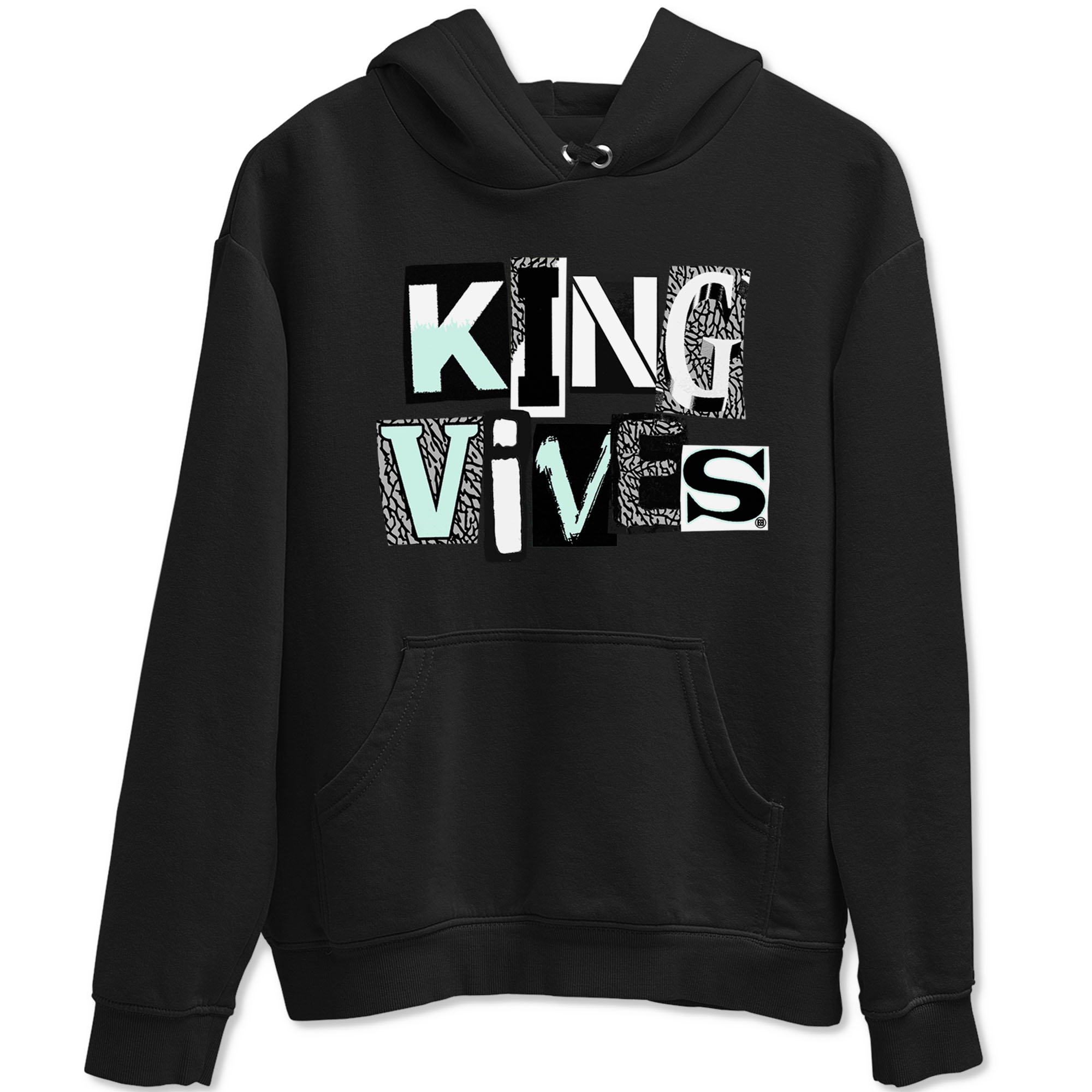 3s Green Glow shirt to match jordans King Vibes sneaker tees Air Jordan 3 Green Glow Drip Gear Zone unisex cotton Black 2 crew neck shirt